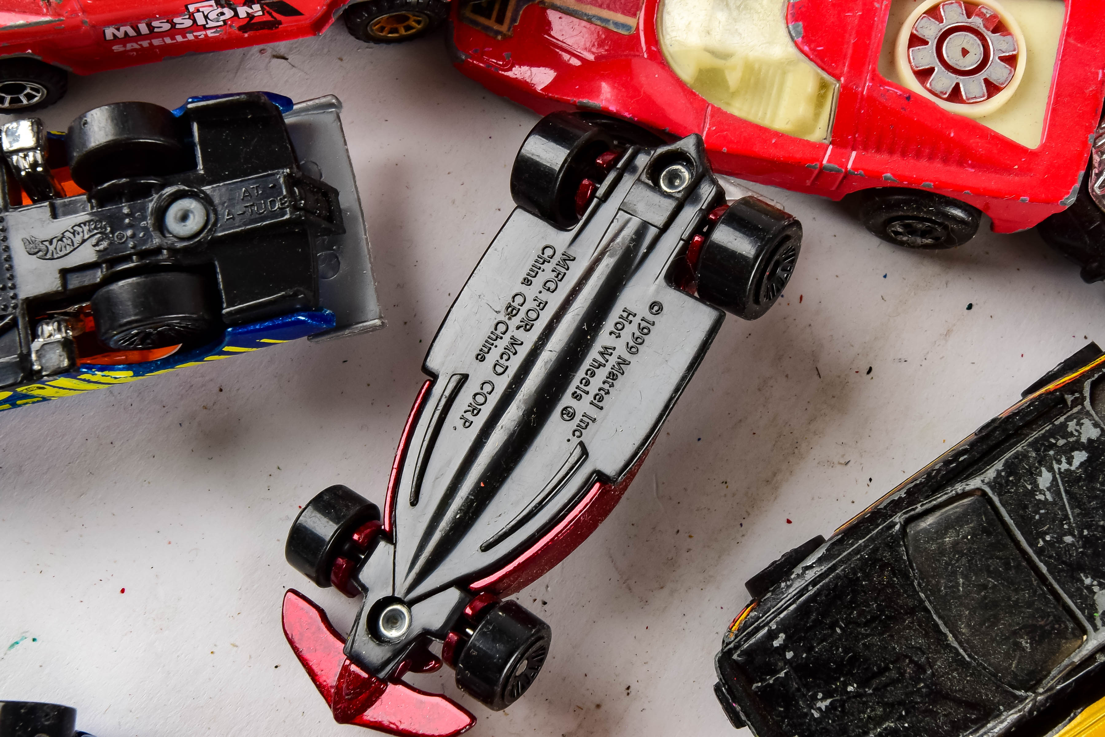 Large Collection of Toy Cars Including Hot Wheels