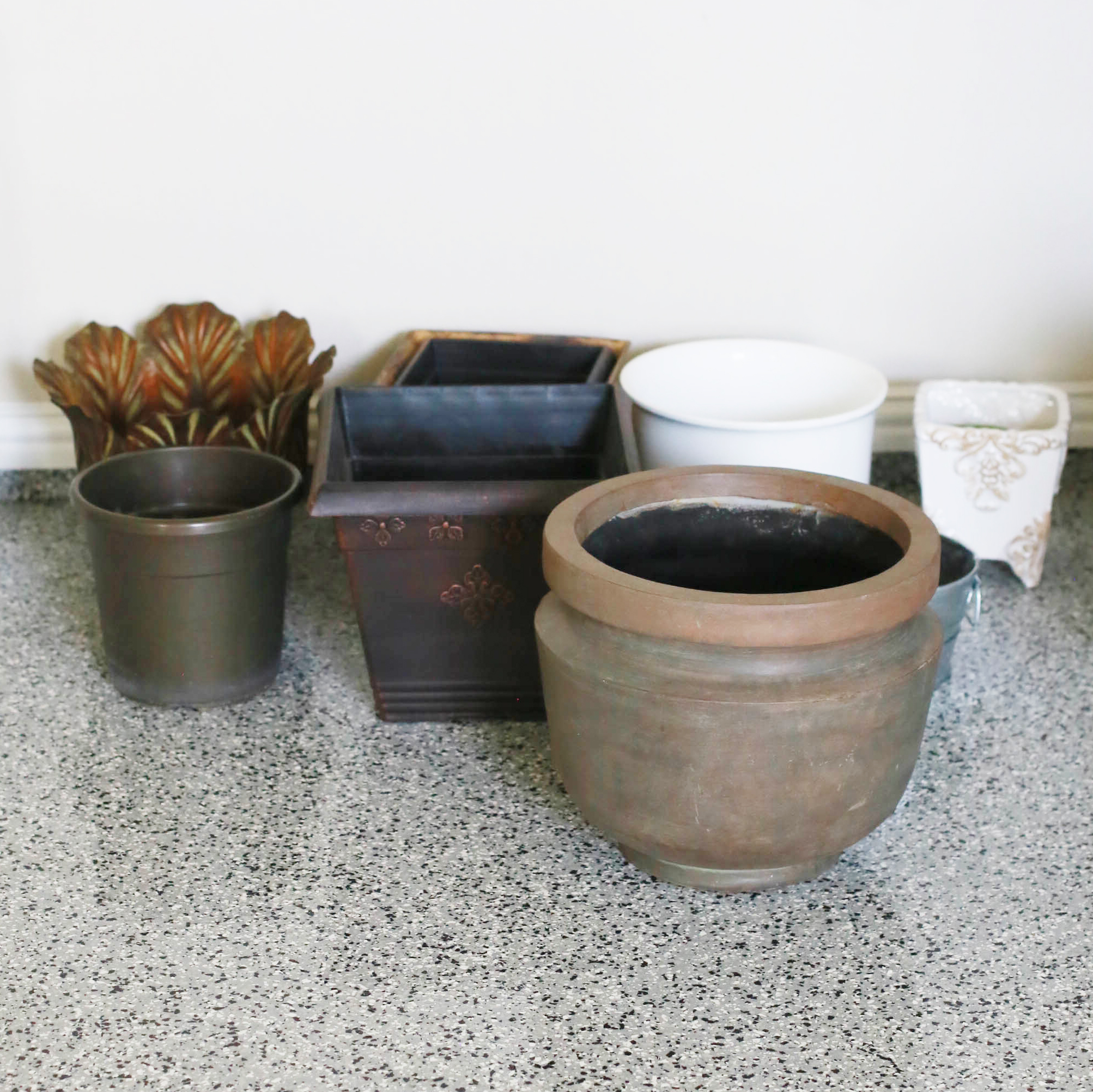 Large Collection of Decorative Planters