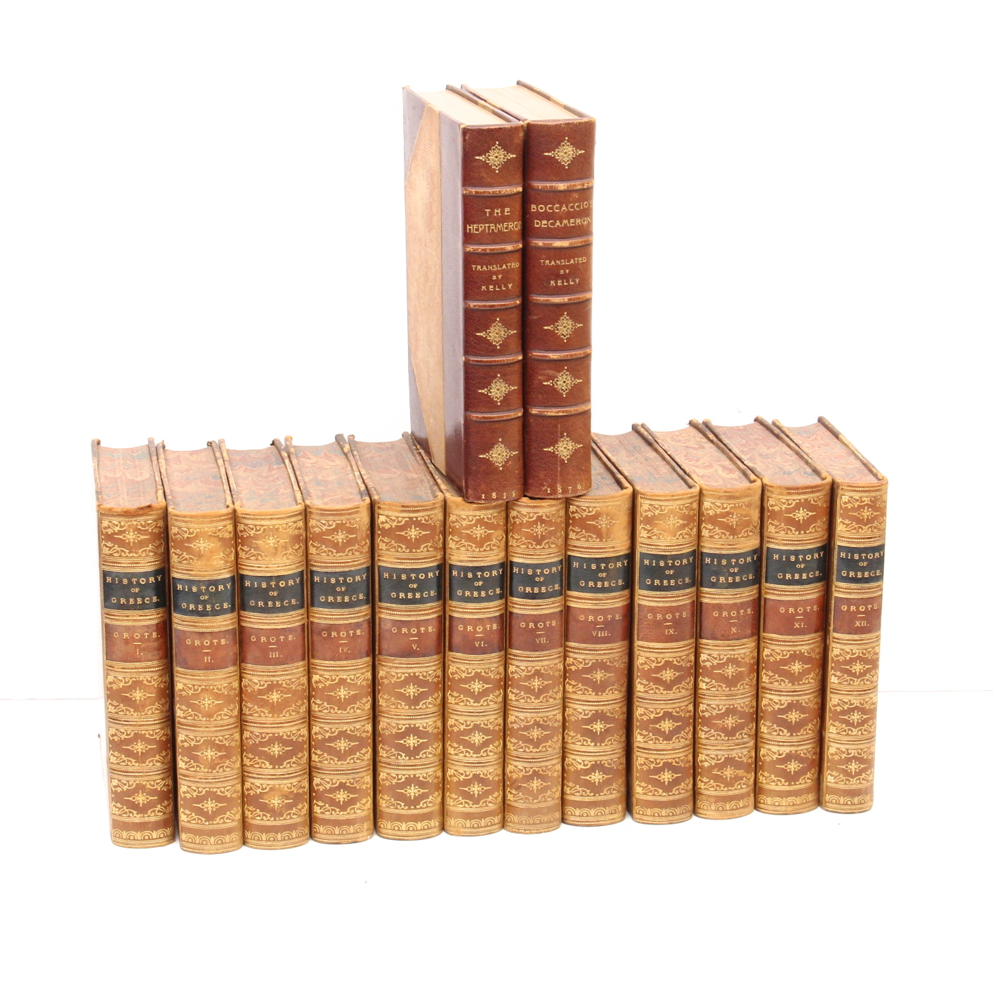 Twelve Volume Set of "The History of Greece" by George Grote 1869