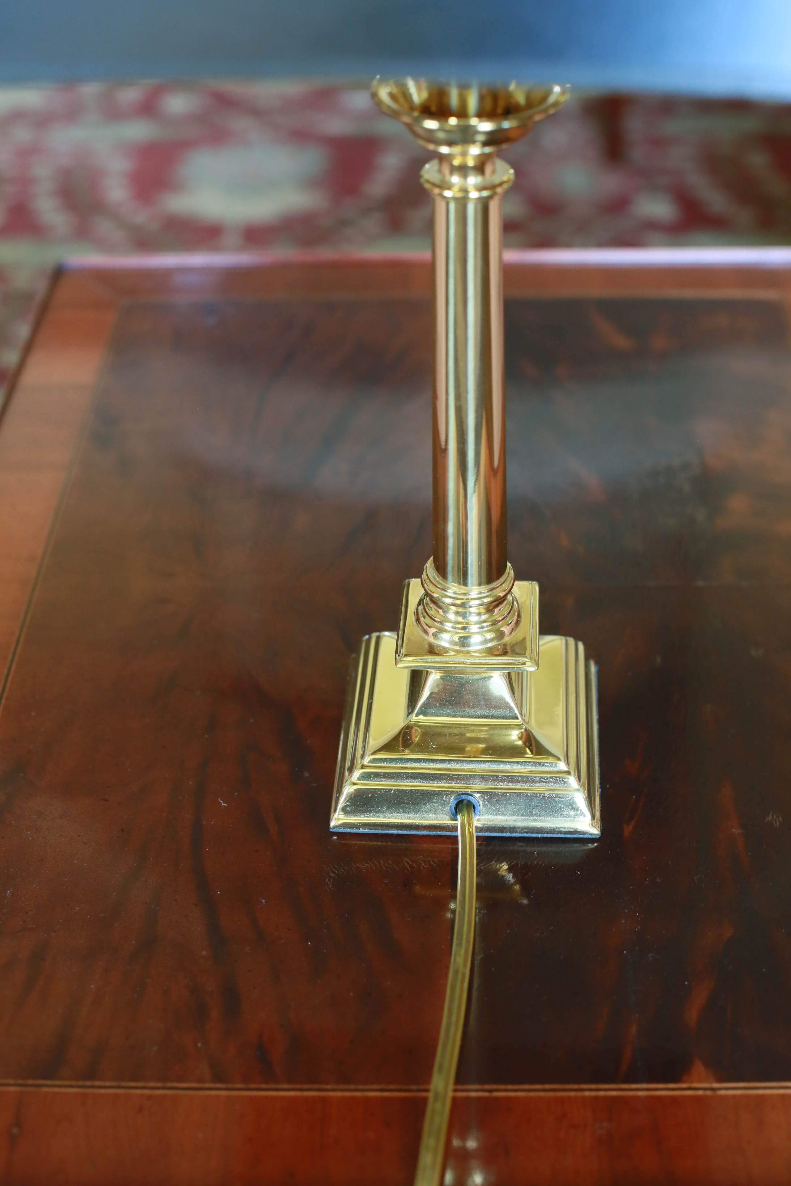 Small Brass Table Lamp