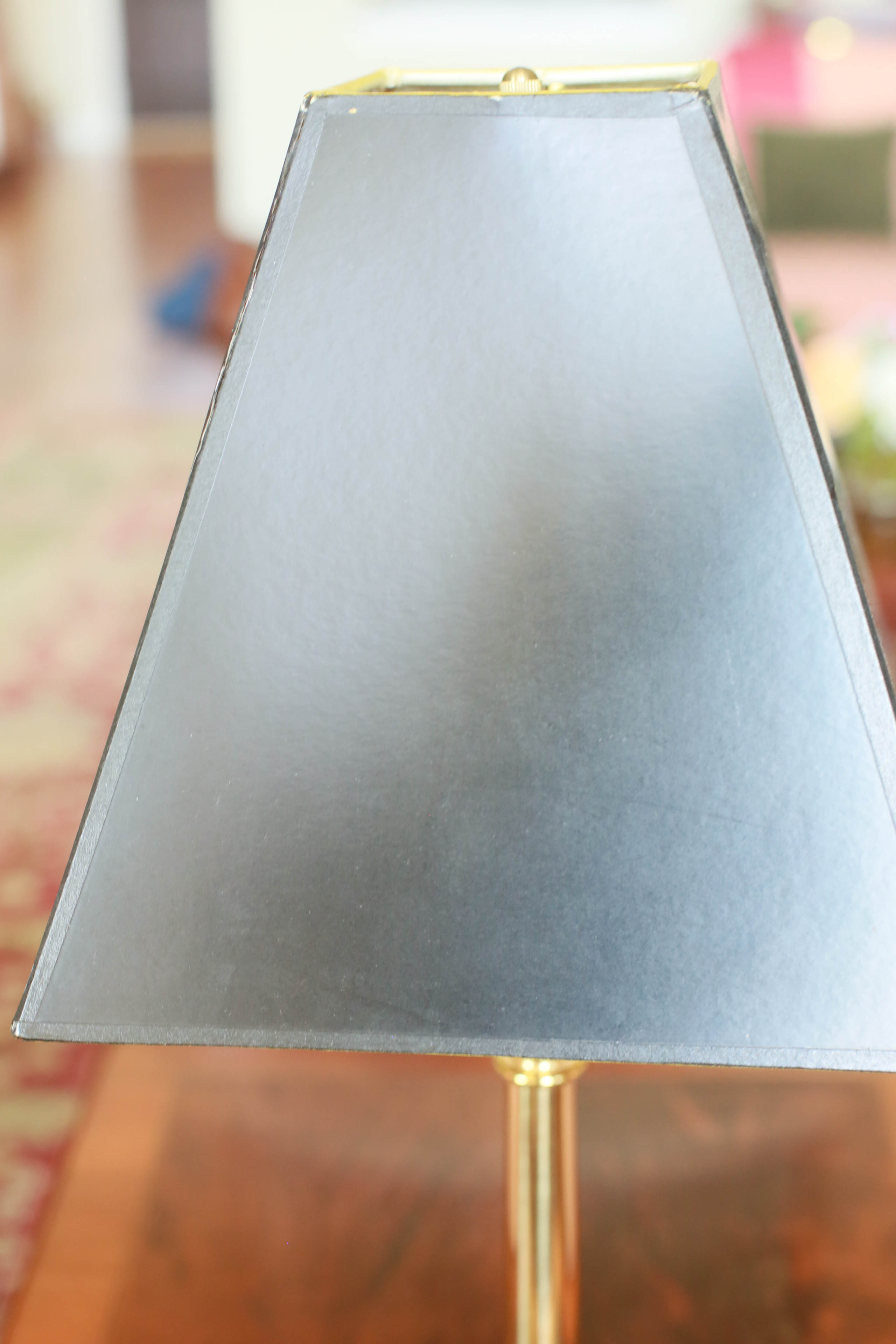 Small Brass Table Lamp