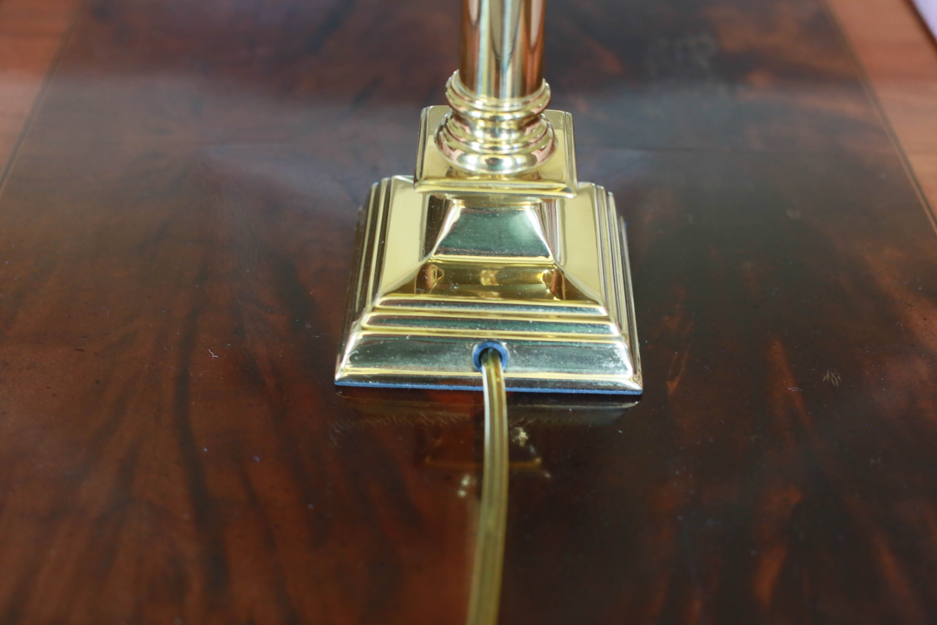 Small Brass Table Lamp