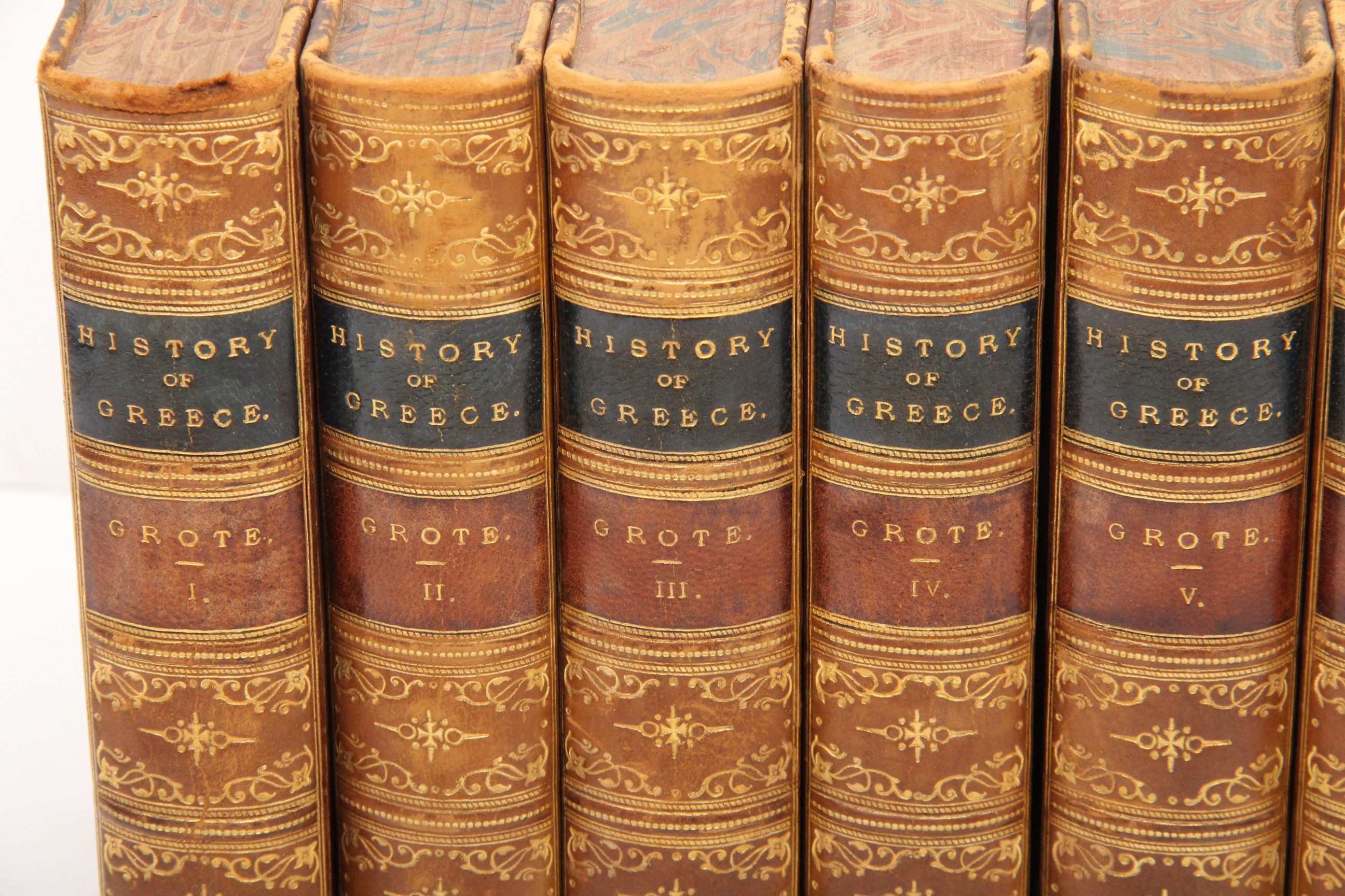 Twelve Volume Set of "The History of Greece" by George Grote 1869