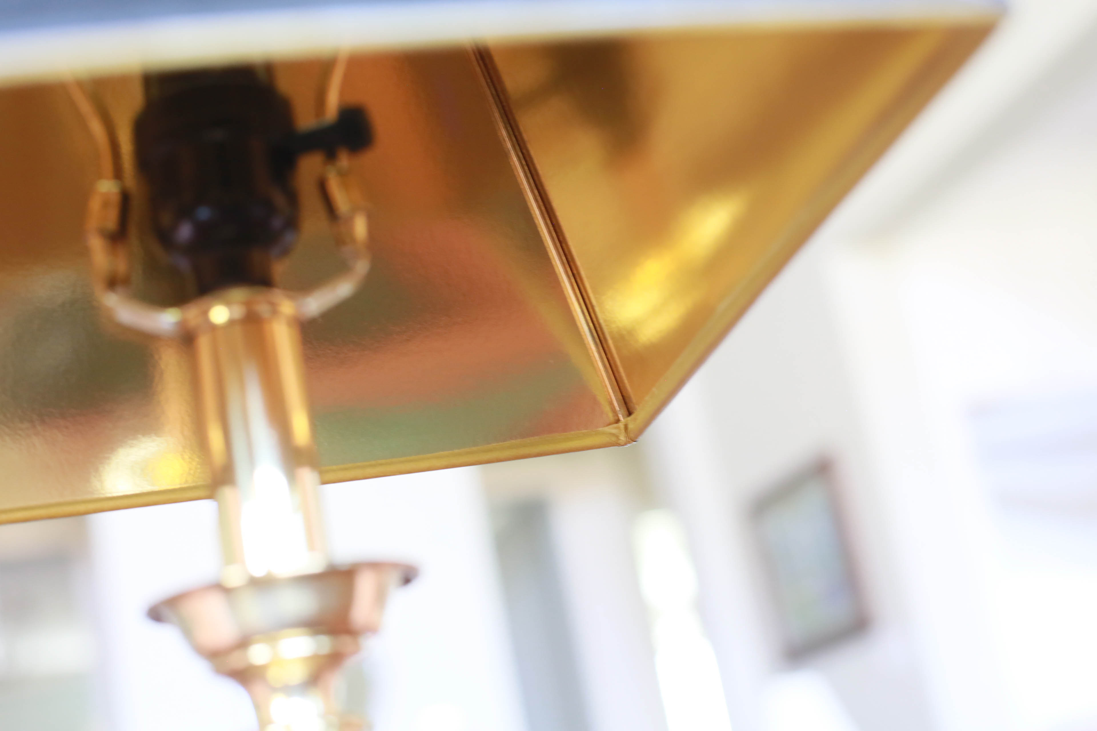 Small Brass Table Lamp