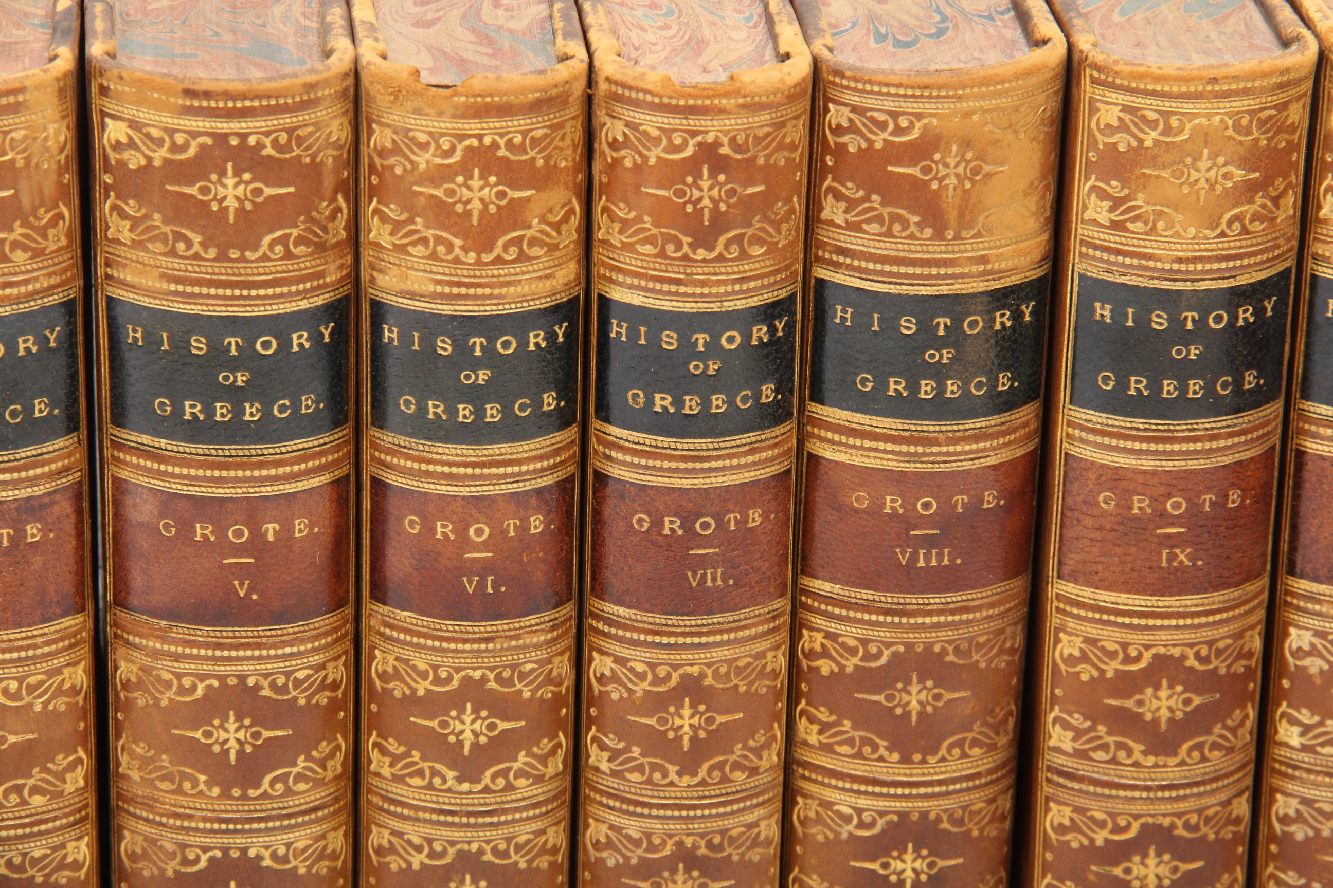 Twelve Volume Set of "The History of Greece" by George Grote 1869