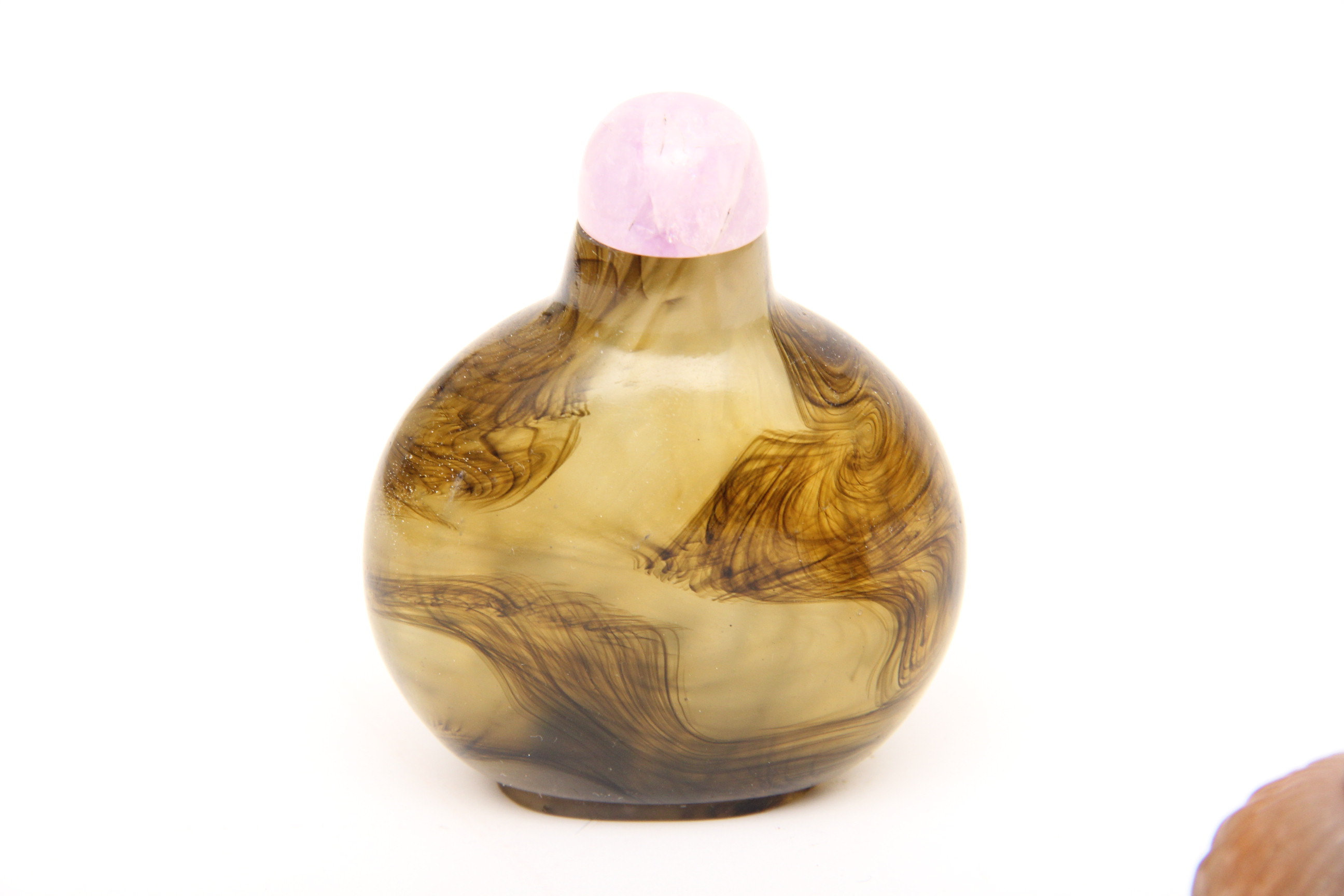 Pair of Chinese Stone Snuff Bottles