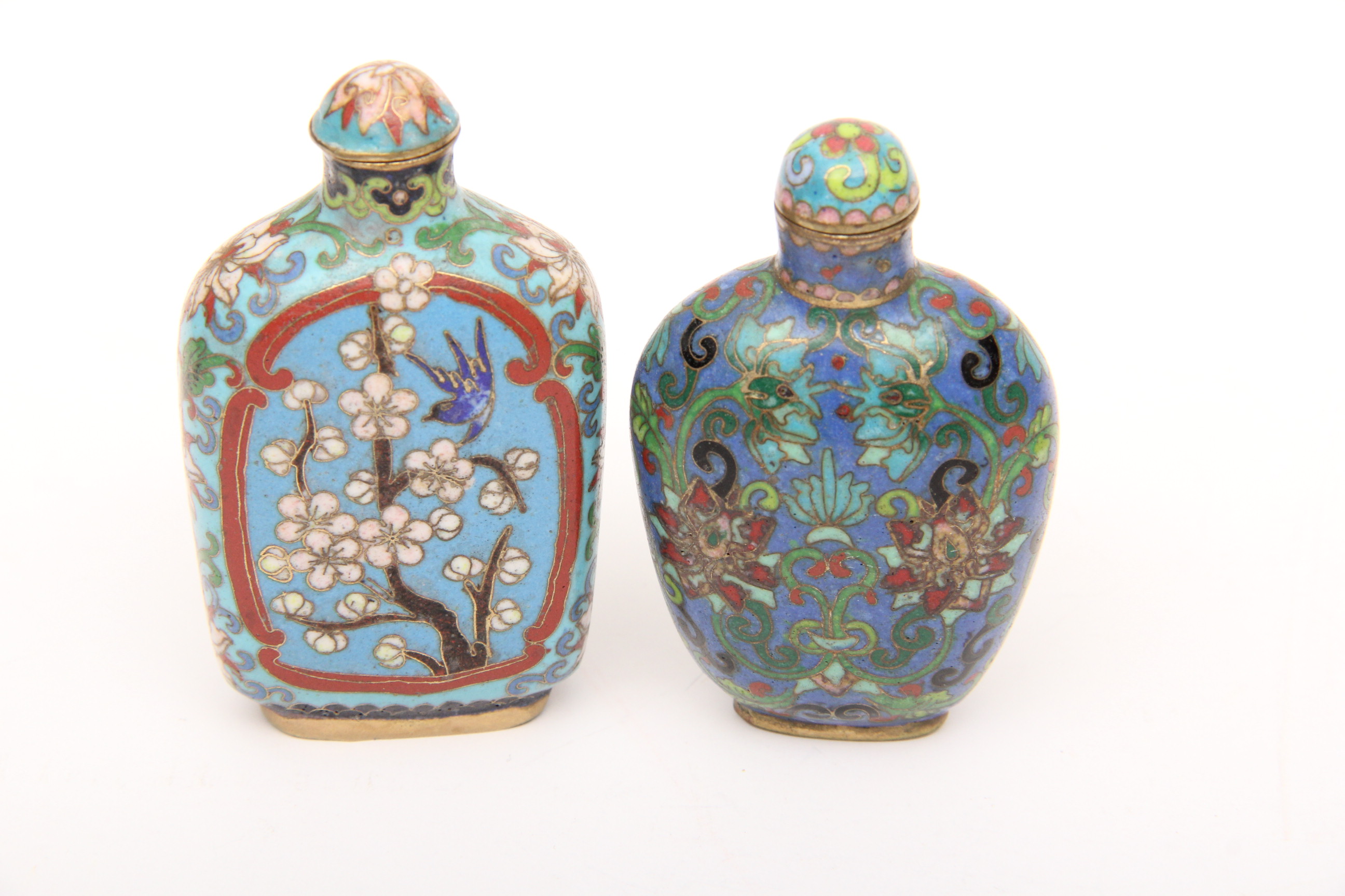 Chinese Cloisonné Snuff Bottles