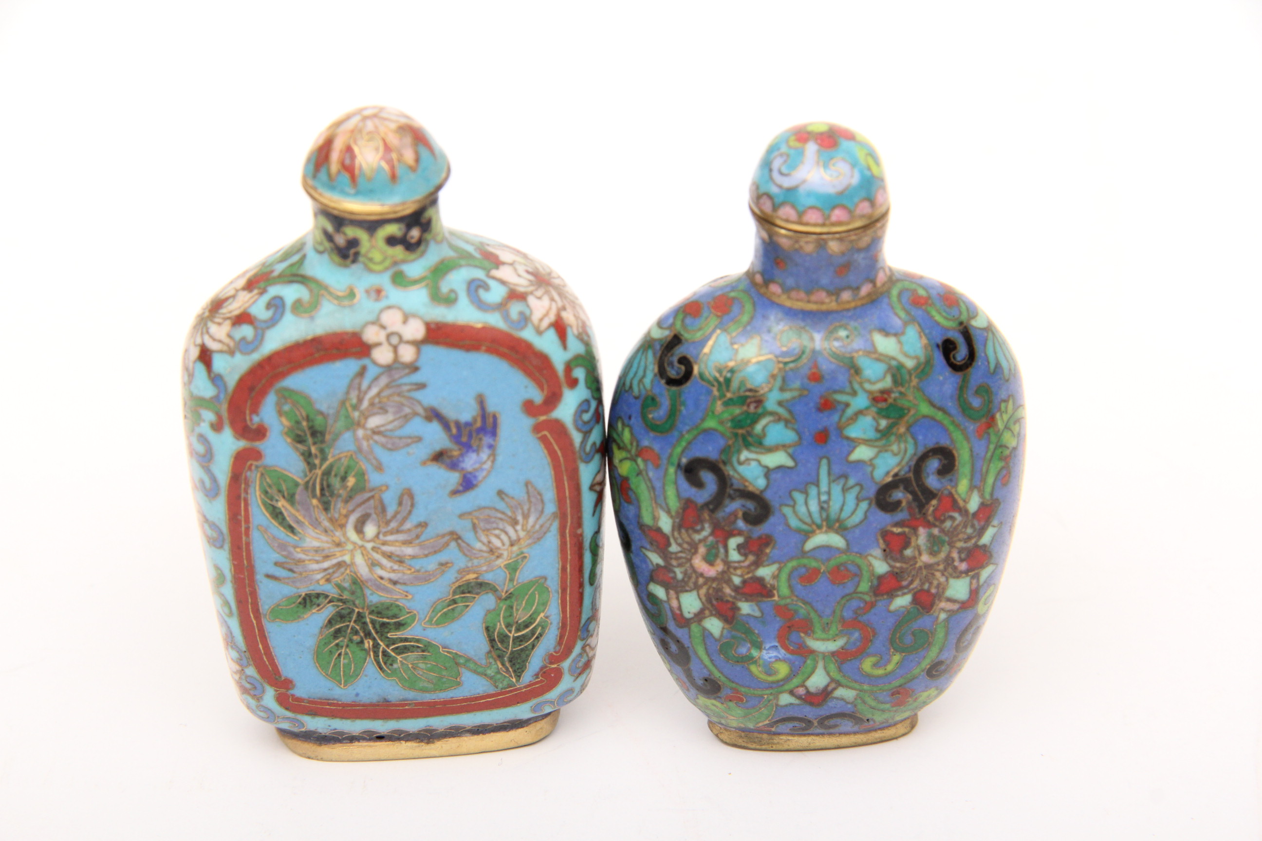 Chinese Cloisonné Snuff Bottles