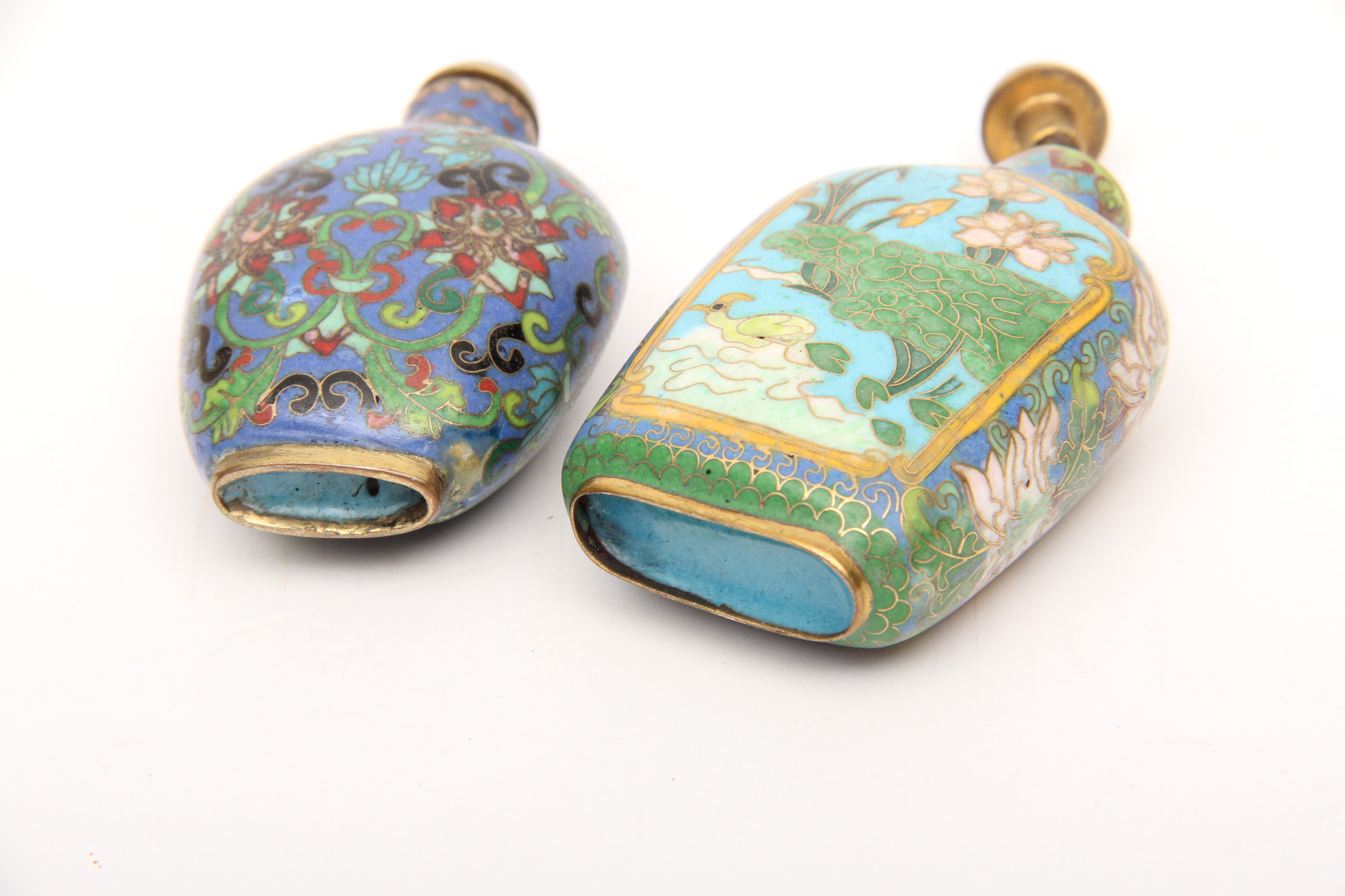 Chinese Cloisonné Snuff Bottles