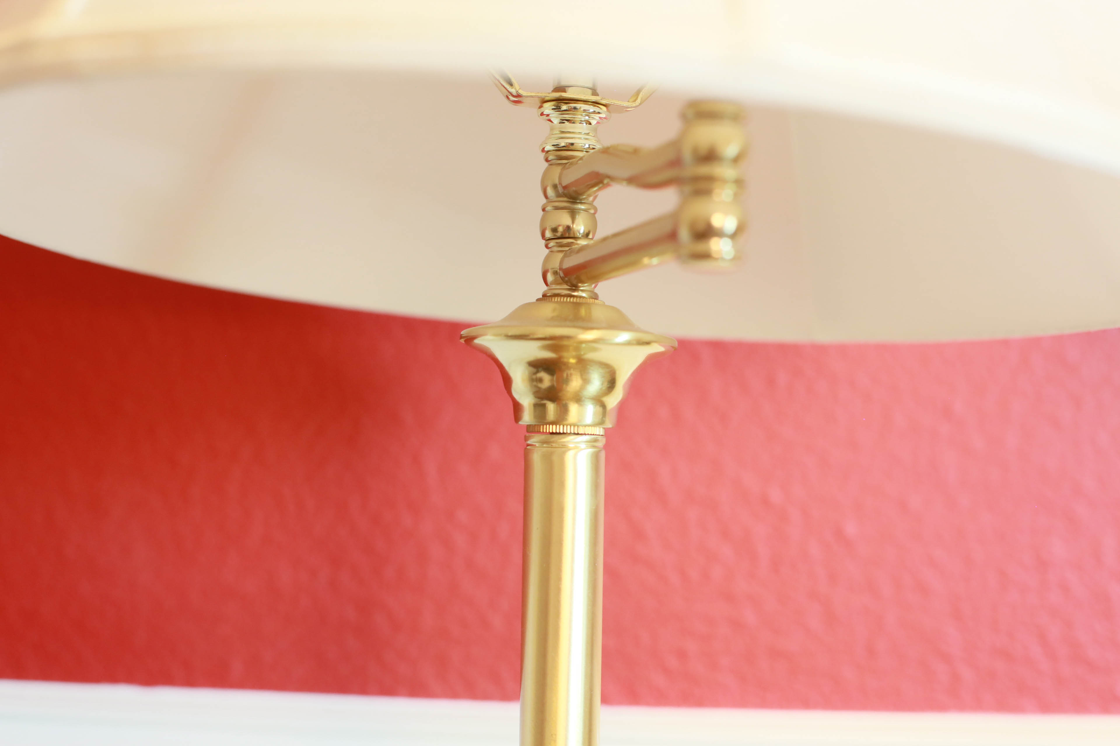 Tall Brass Floor Lamp
