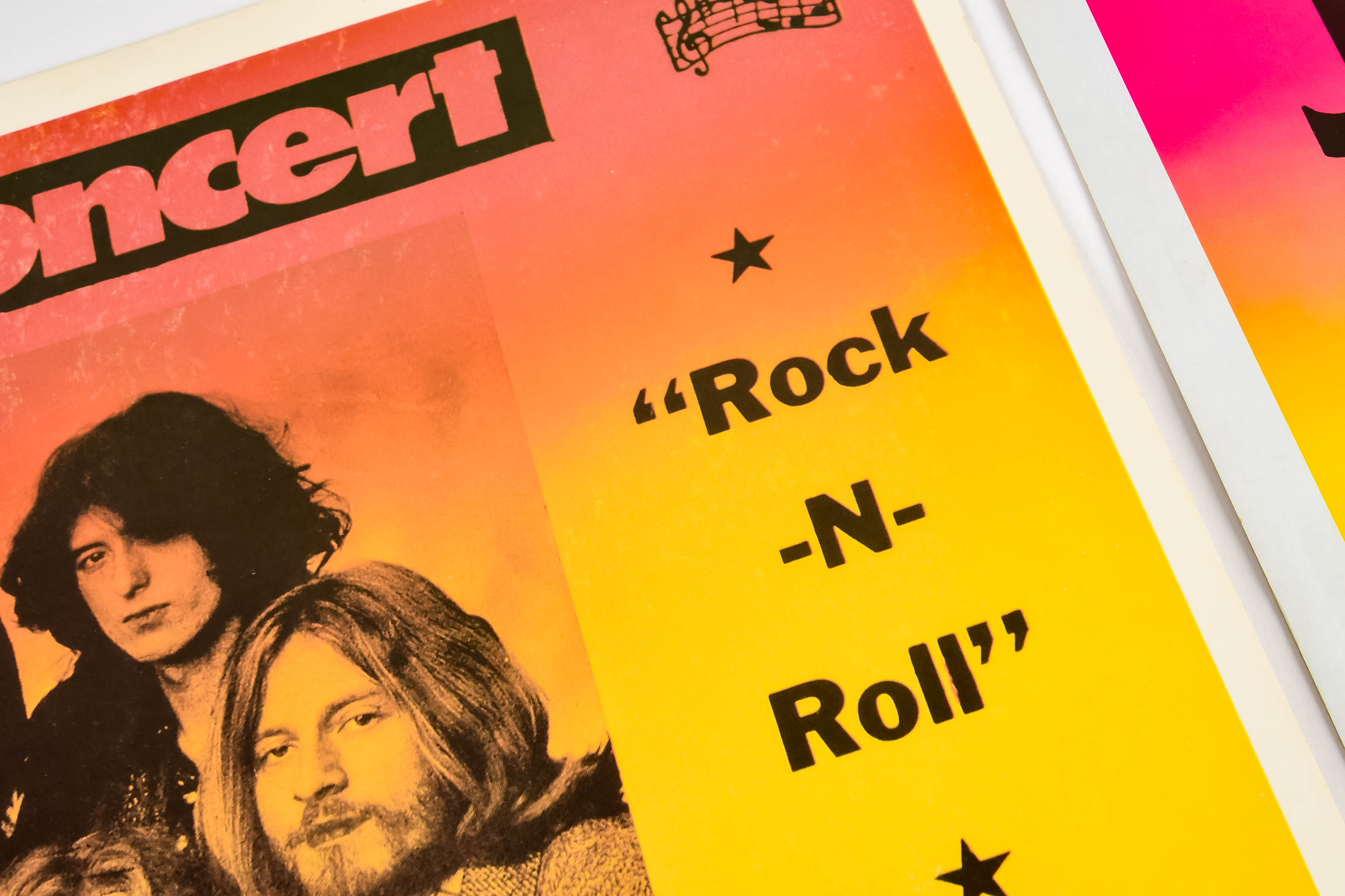 Jimi Hendrix and Led Zeppelin Concert Poster Pair