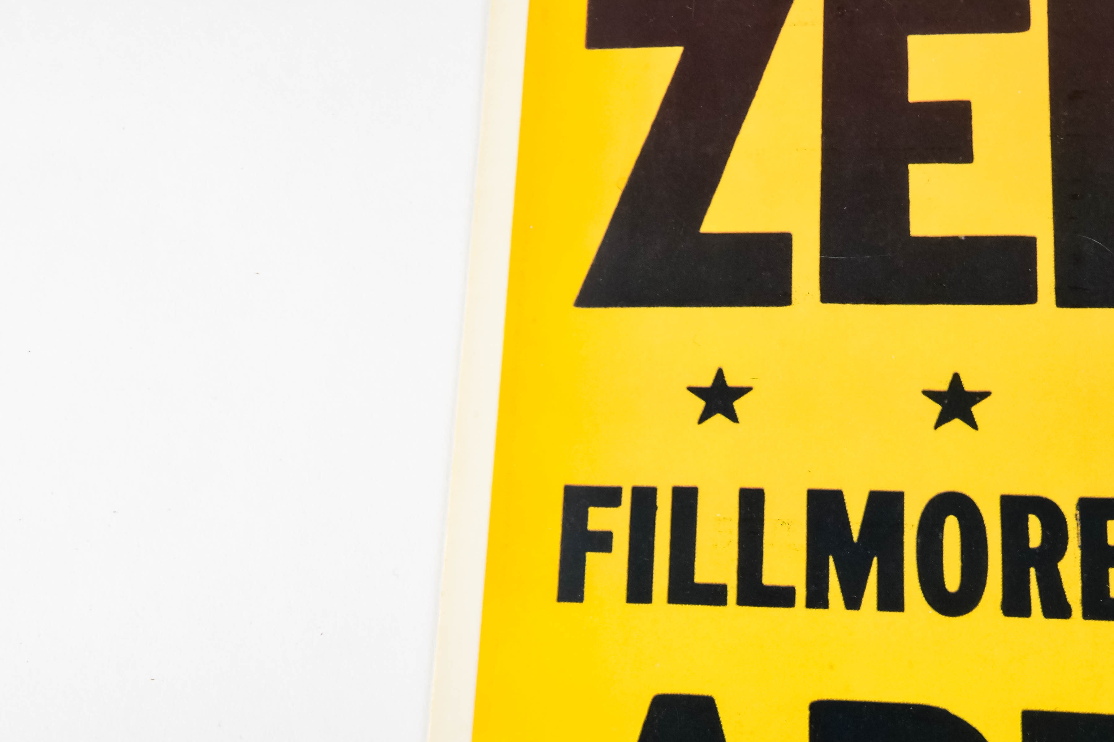 Jimi Hendrix and Led Zeppelin Concert Poster Pair