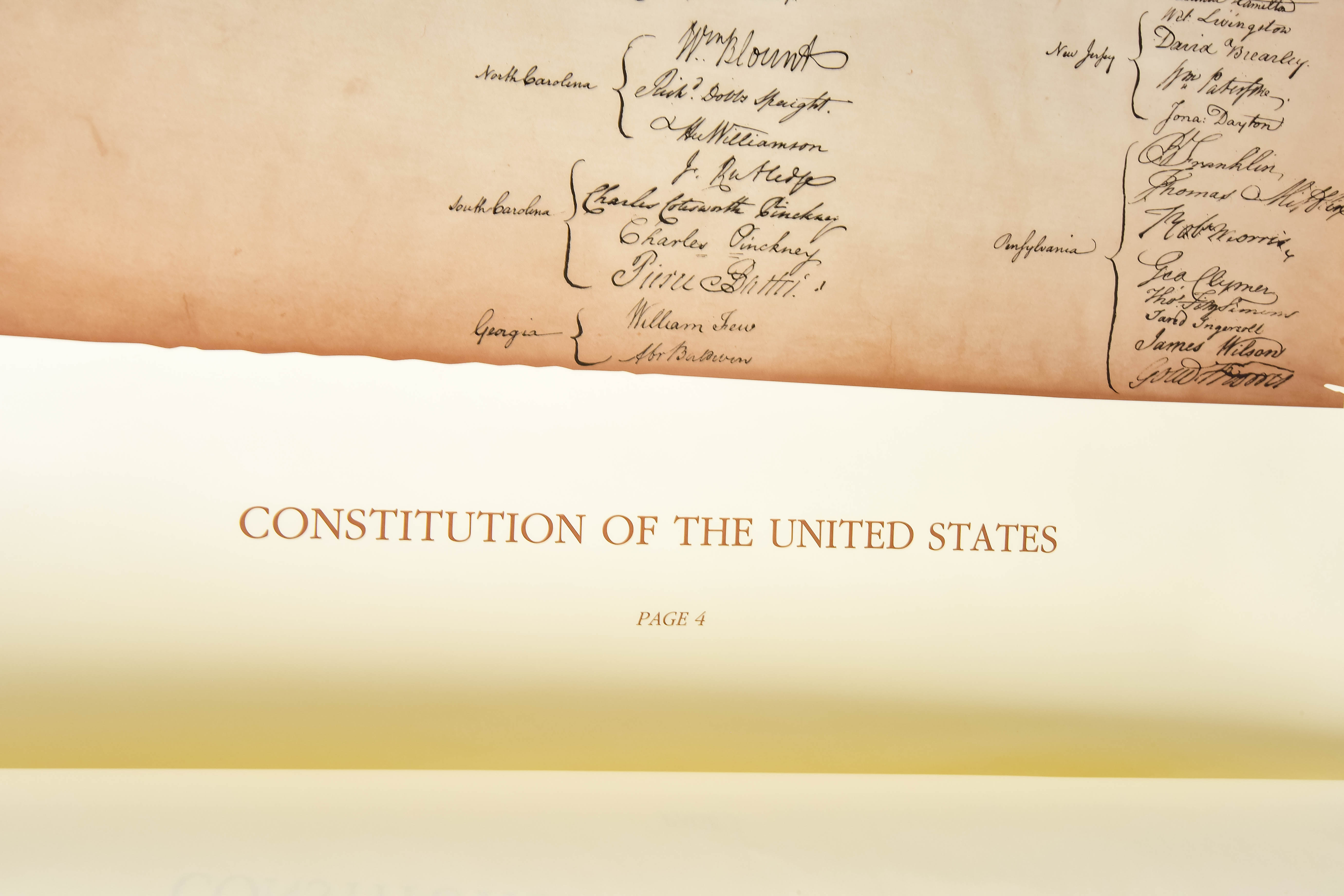 Reproduction Posters of the Constitution of the United States of America