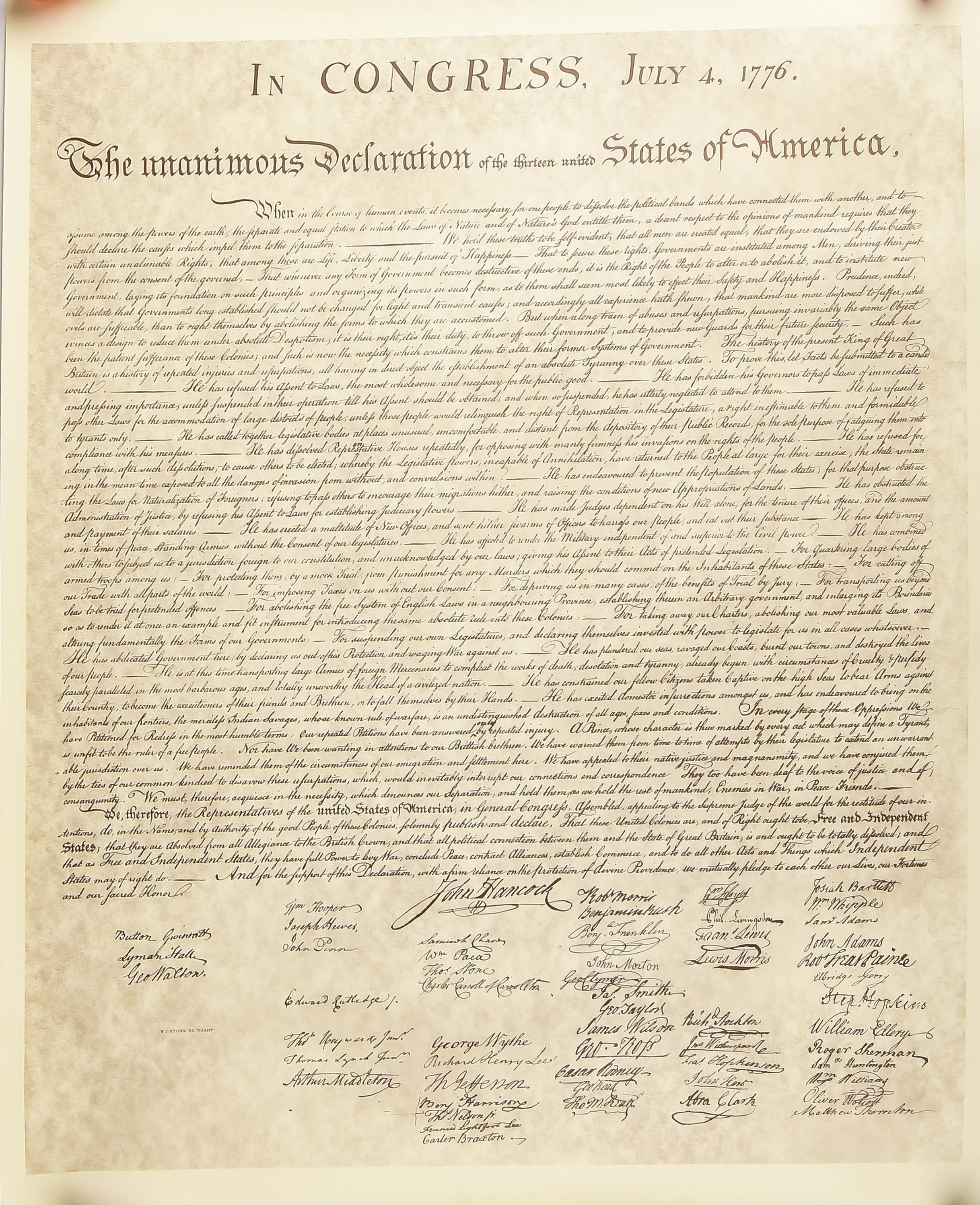 Reproduction Posters of the Constitution of the United States of America