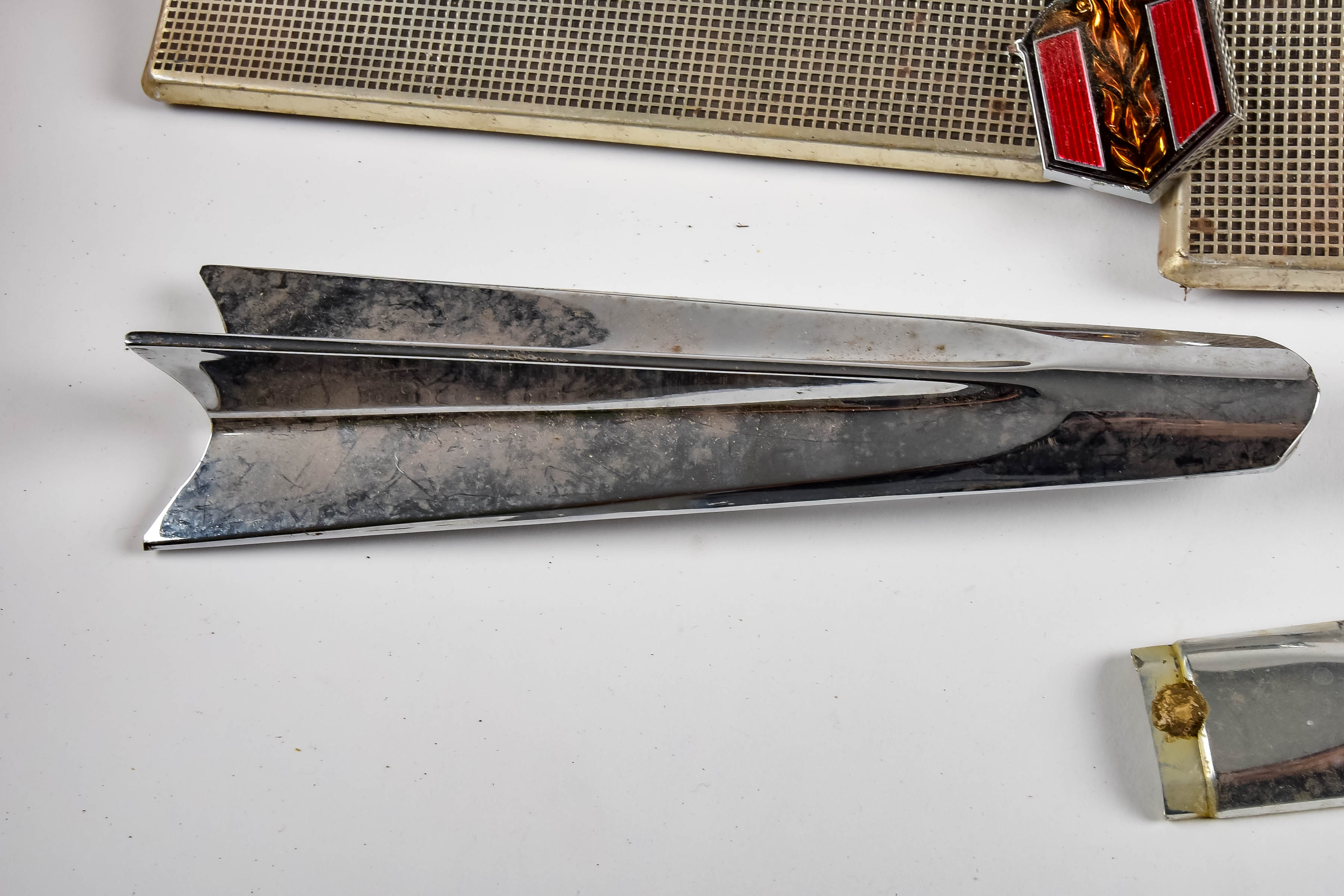 Vintage Car Accessories and Name Badges