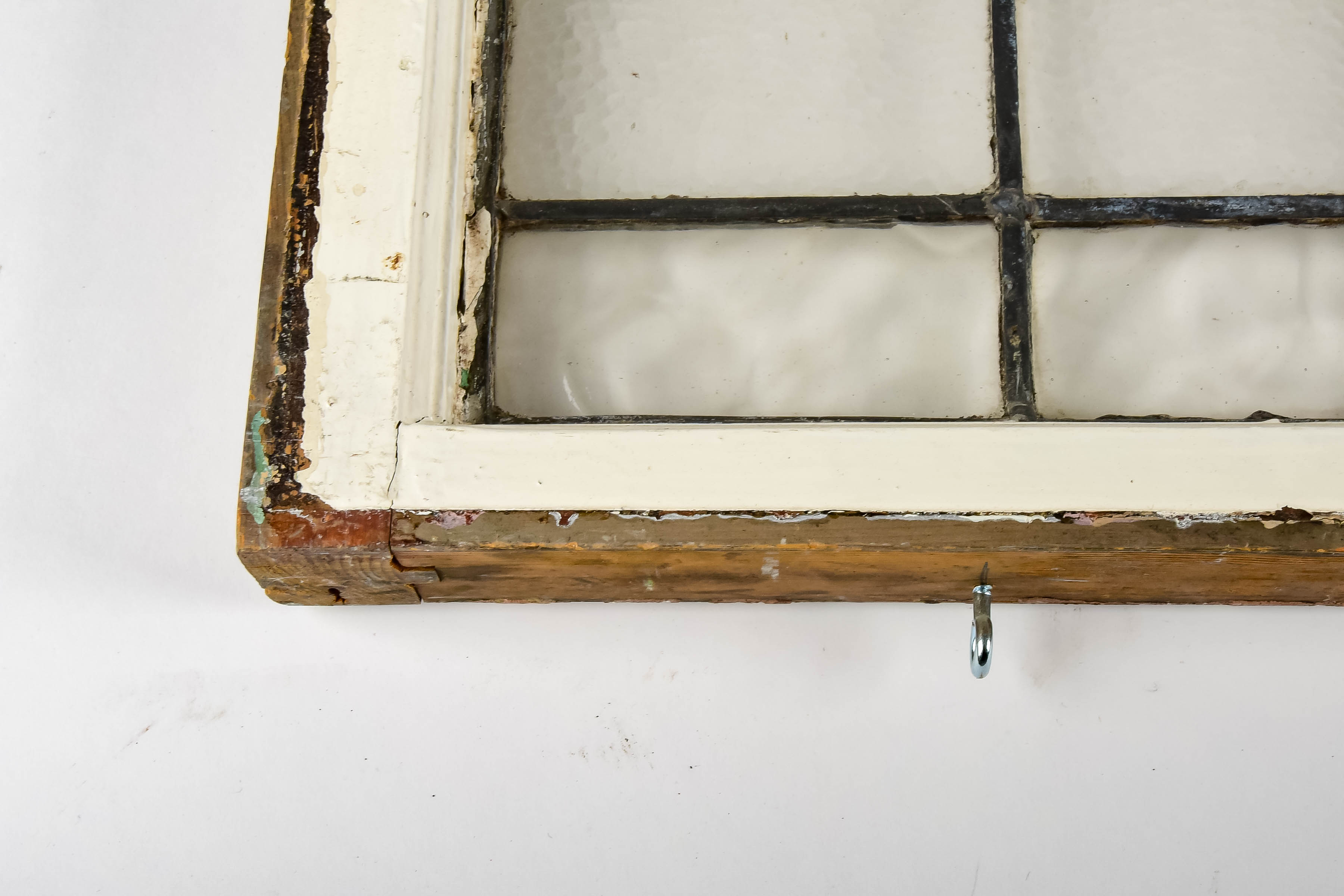 Pair of Leaded Glass Windows