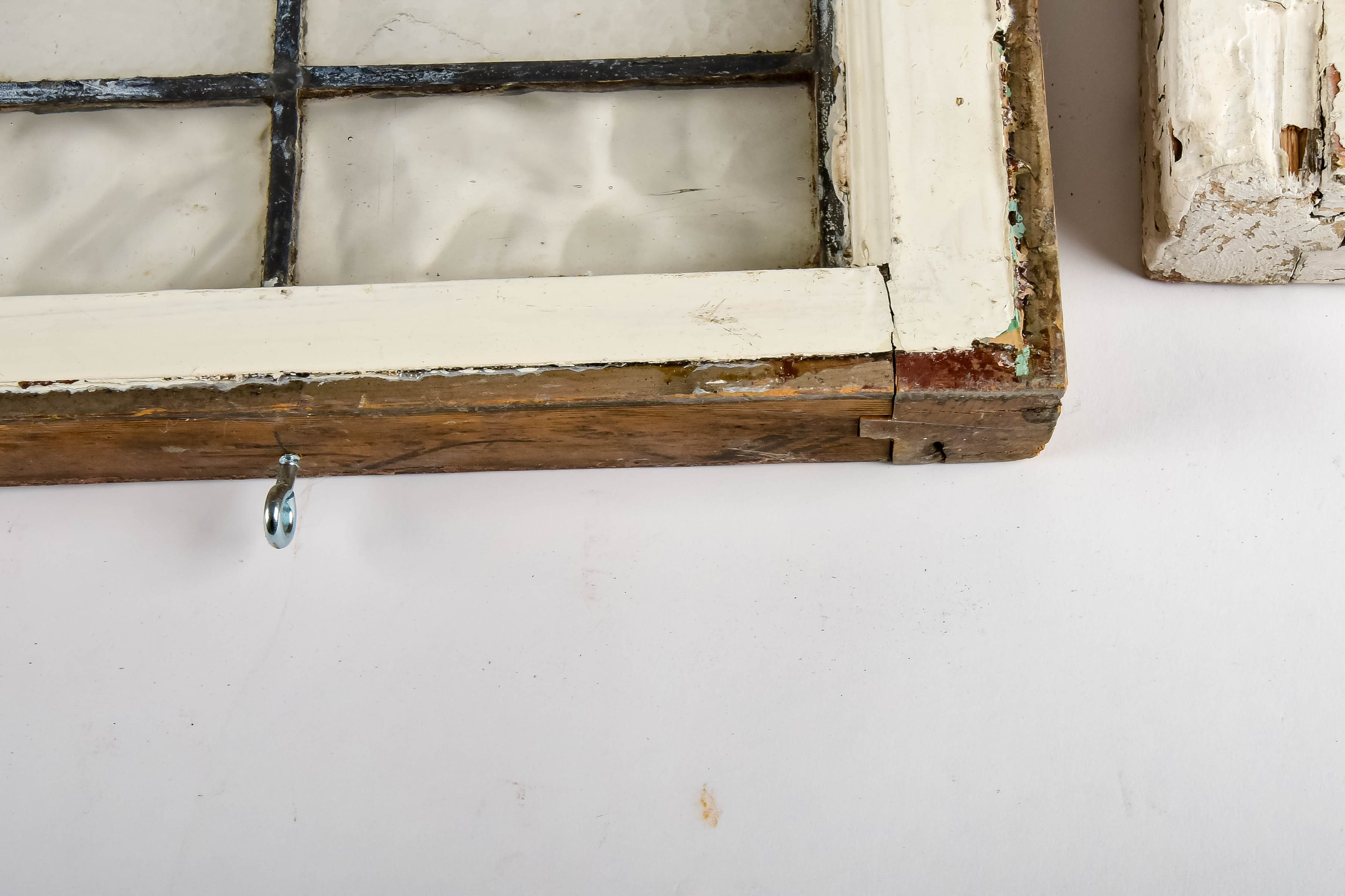 Pair of Leaded Glass Windows