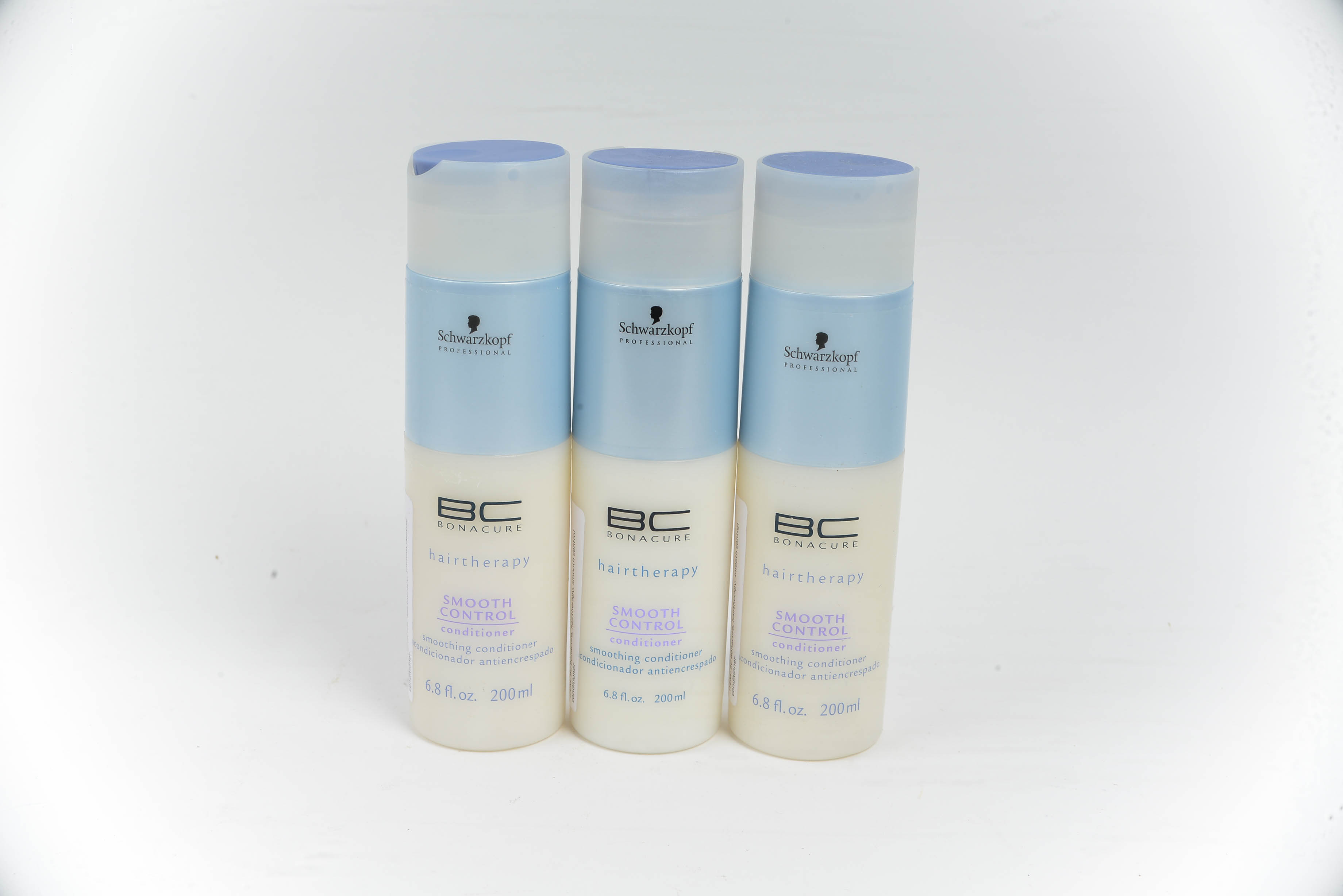 Collection of Six Schwarzkopf BC Bonacure Hairtherapy Smooth Control Shampoo and Conditioner