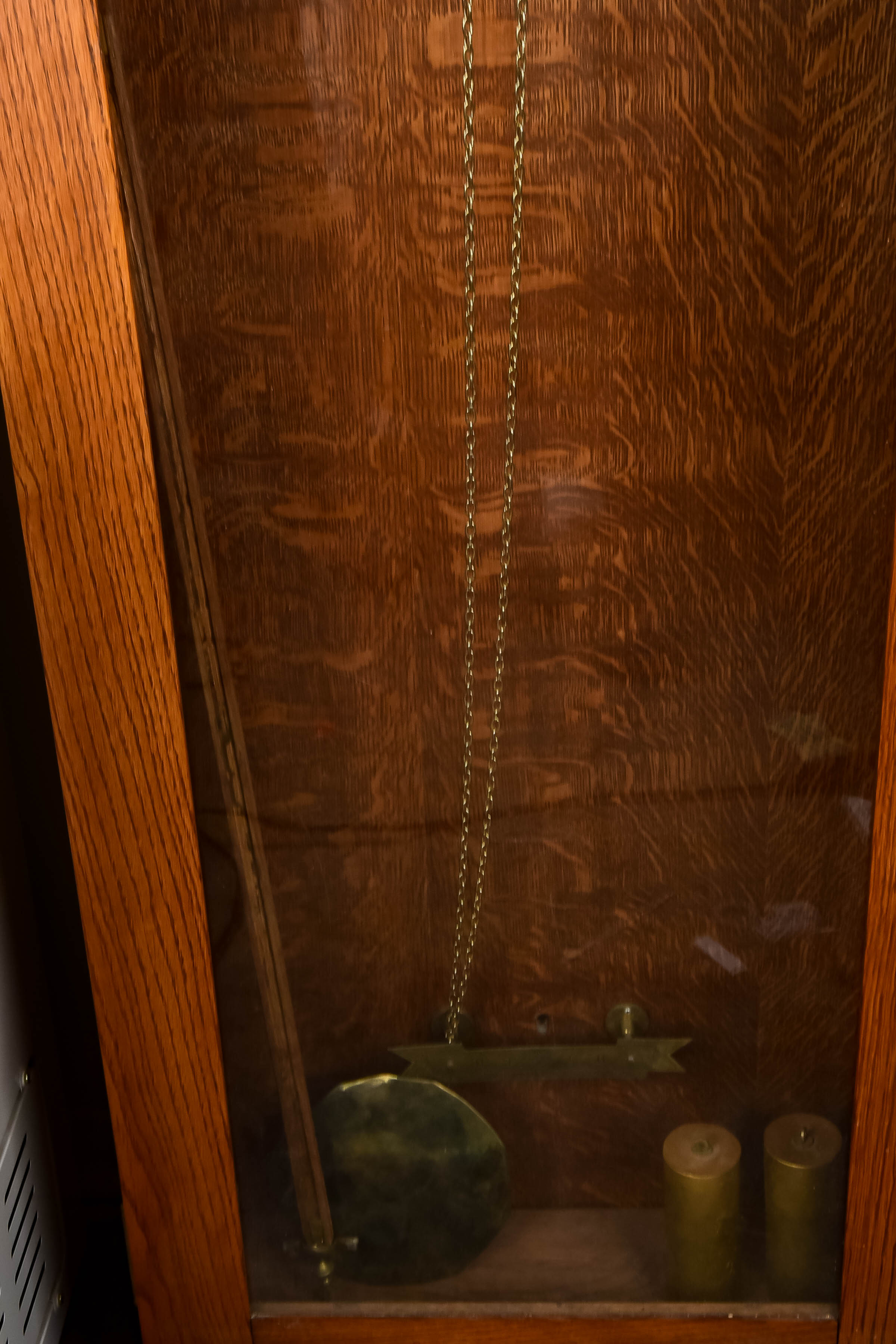 Mission Style Oak Grandmother Clock