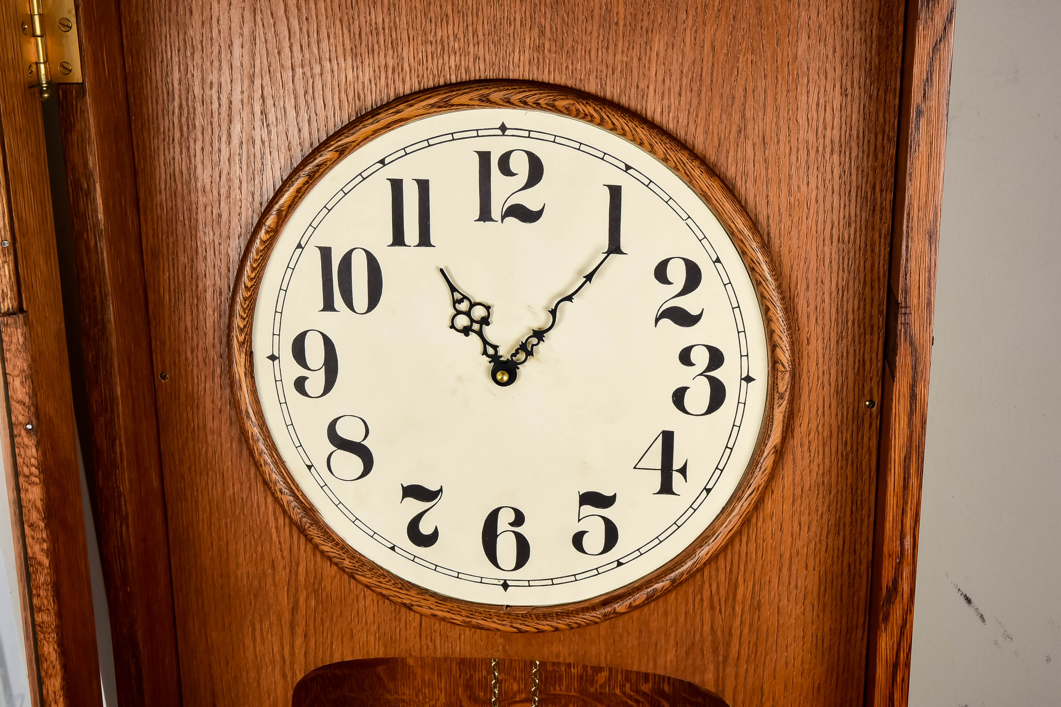 Mission Style Oak Grandmother Clock