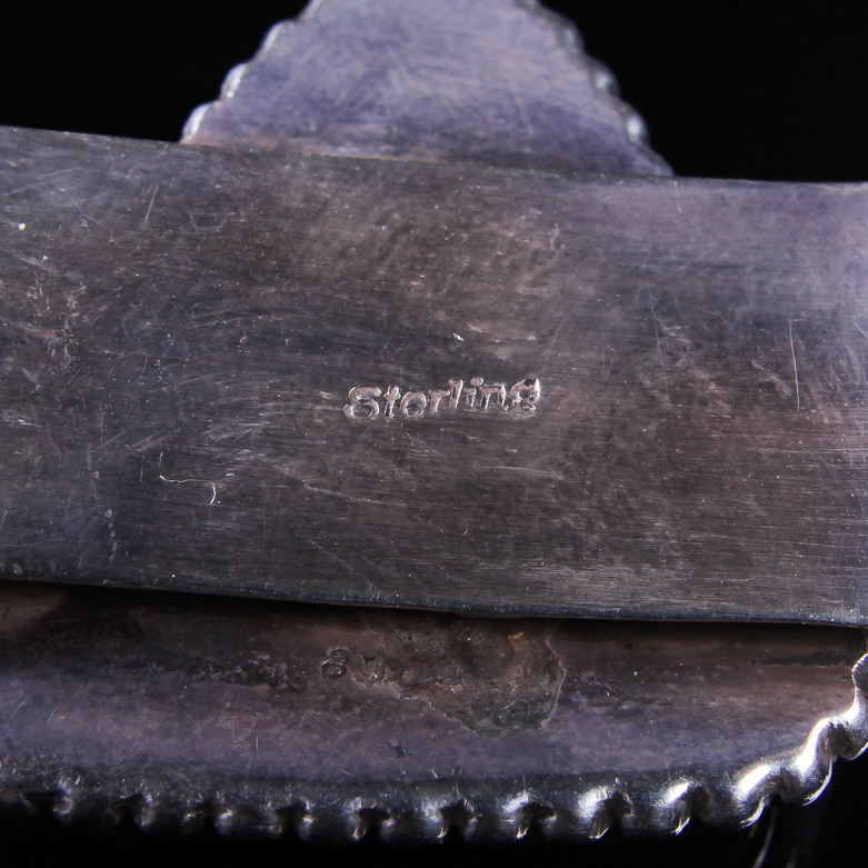 Sterling Silver and Dichroic Glass Cuff Bracelet