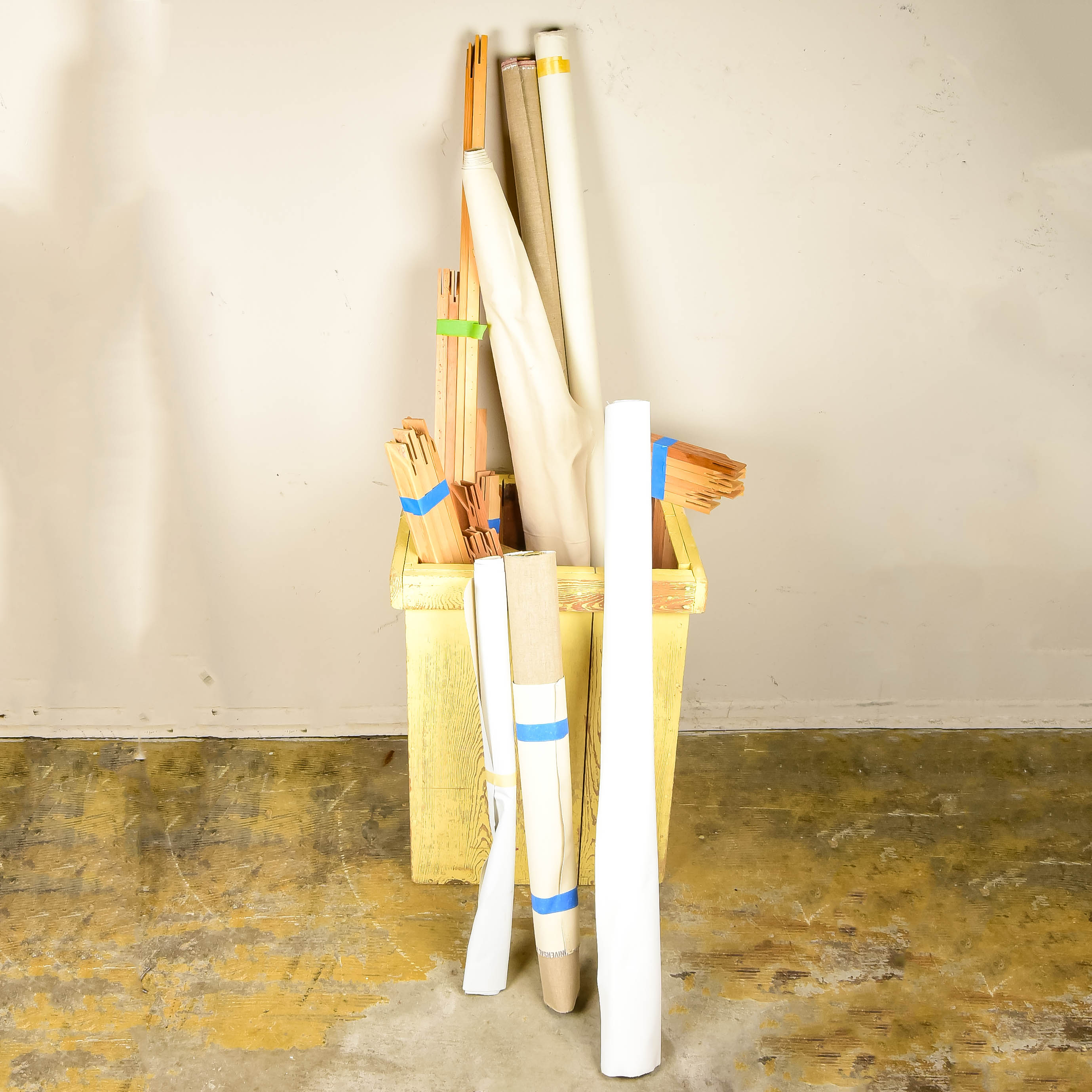 Rolls of Canvas with Stretch Boards