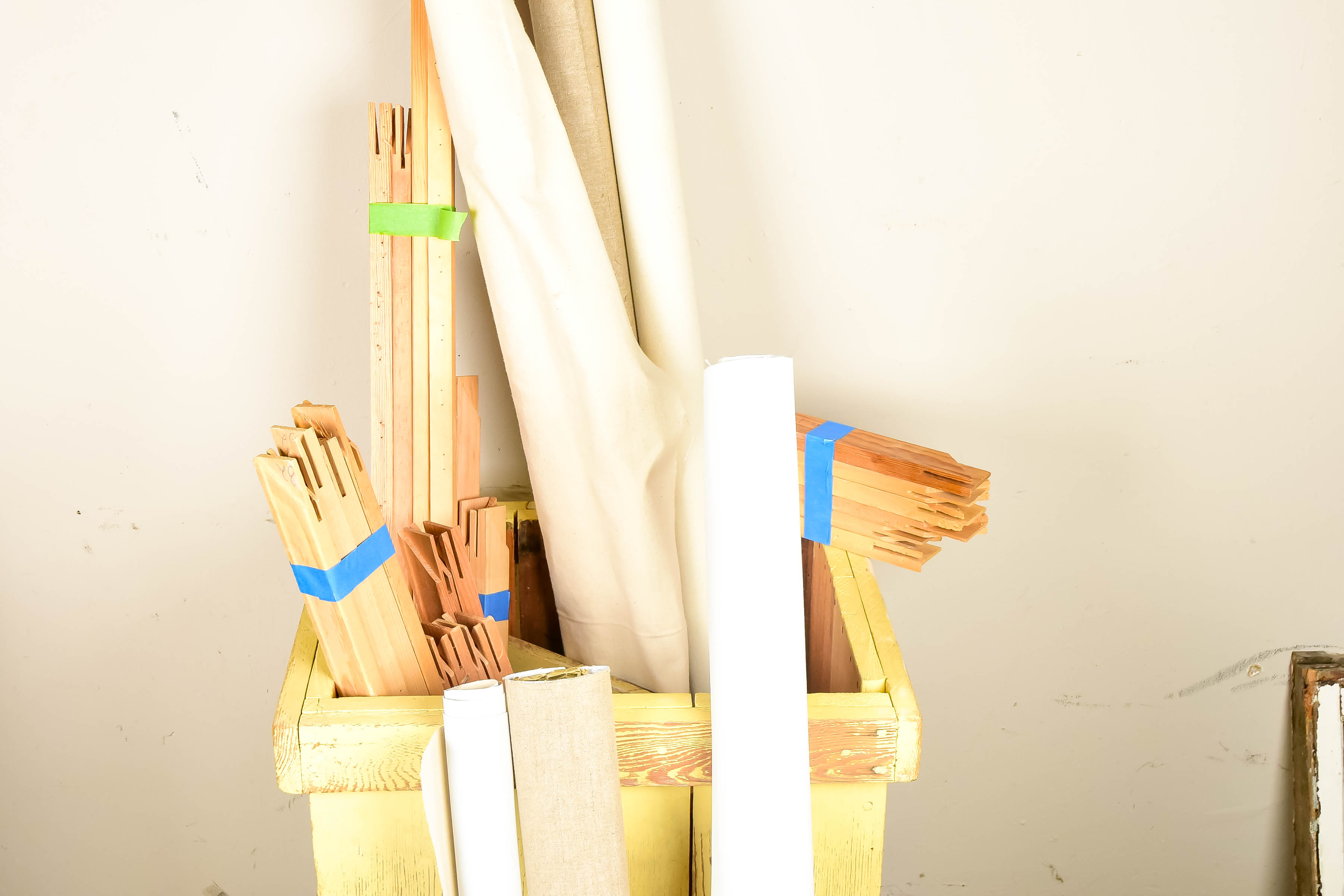 Rolls of Canvas with Stretch Boards