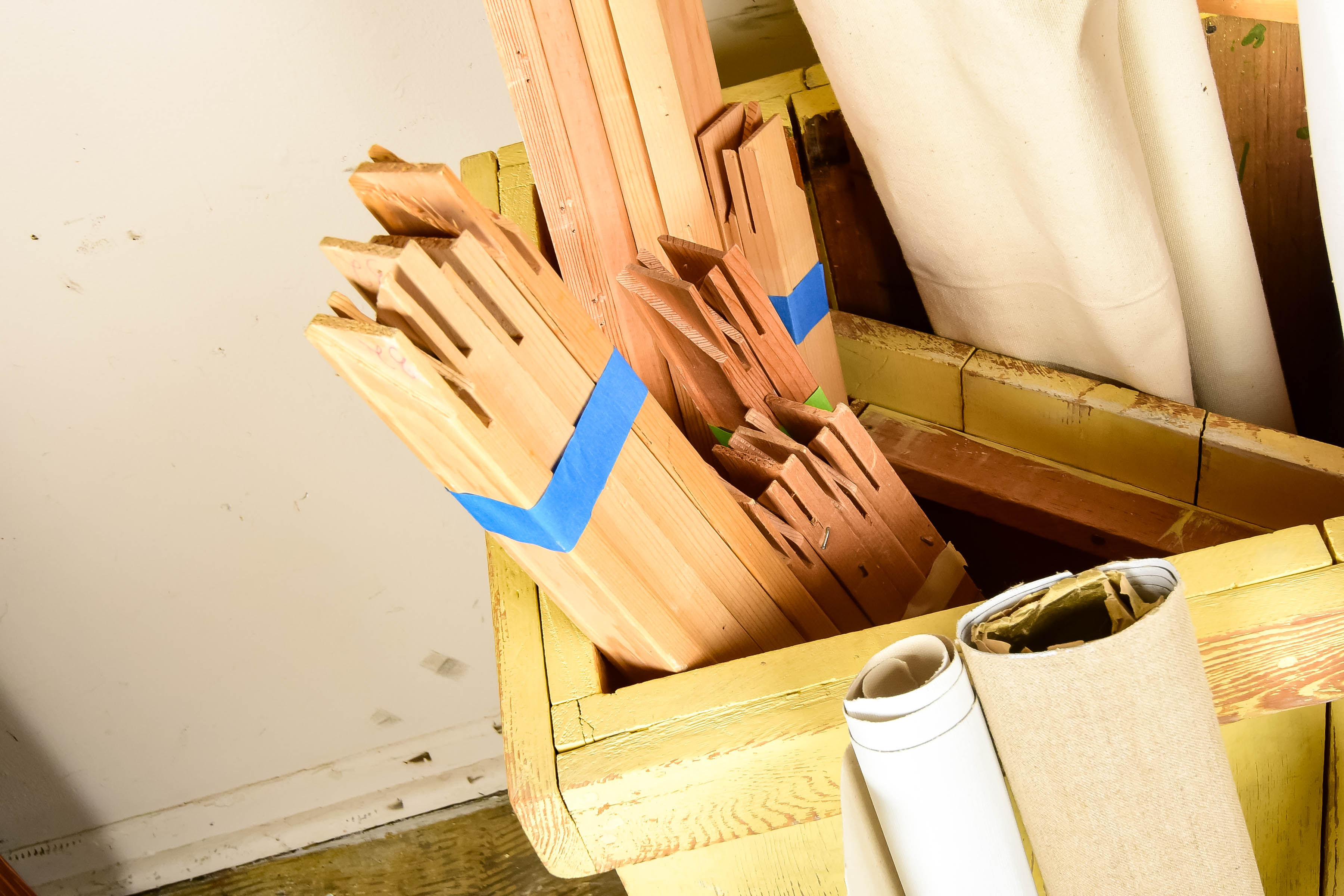 Rolls of Canvas with Stretch Boards