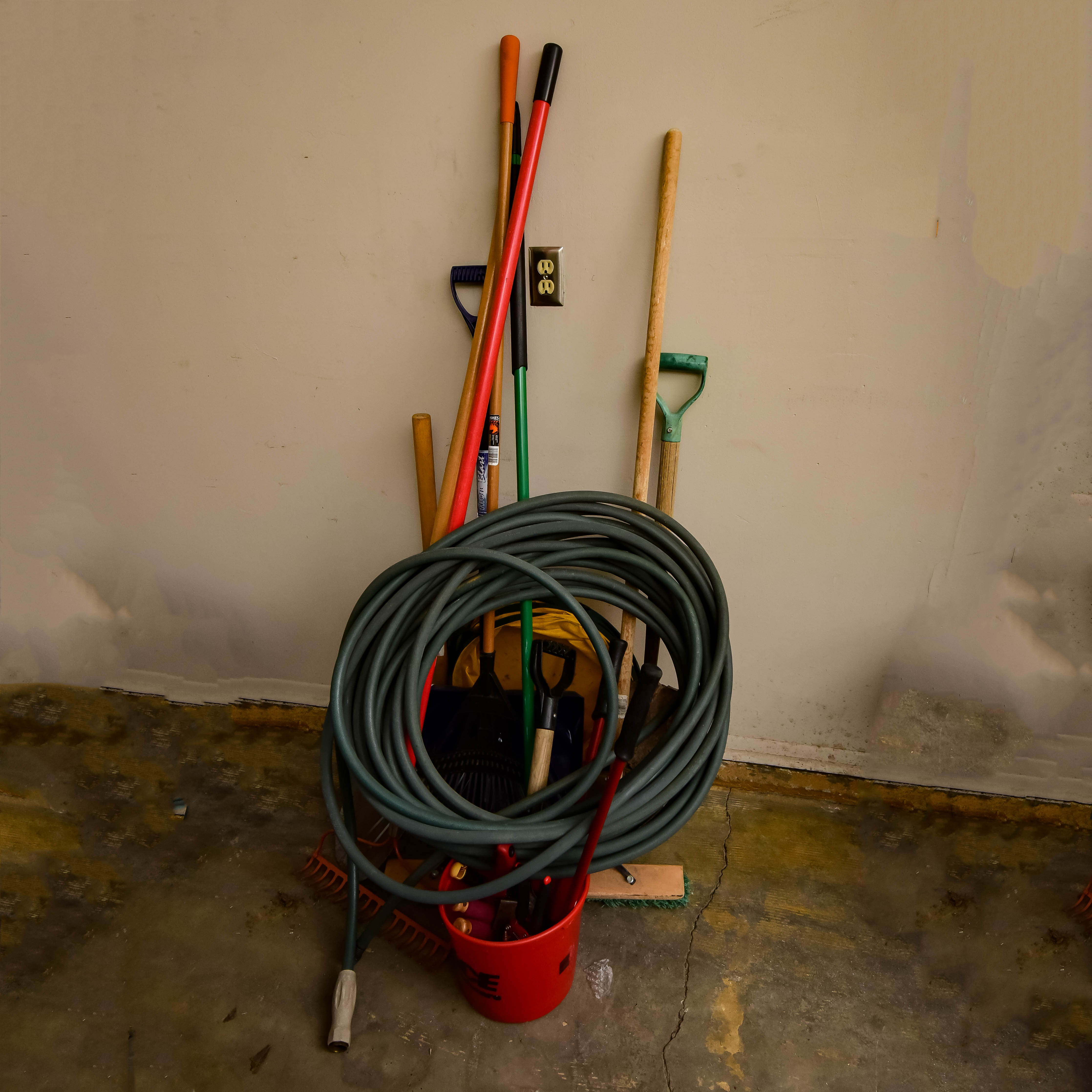 An Assortment of Garden and Lawn Tools