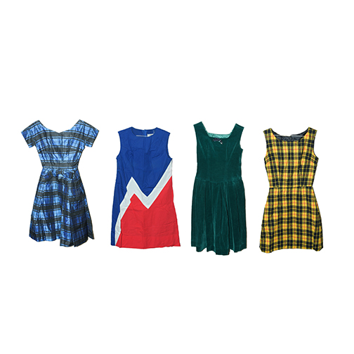 Four Vintage Casual Dresses