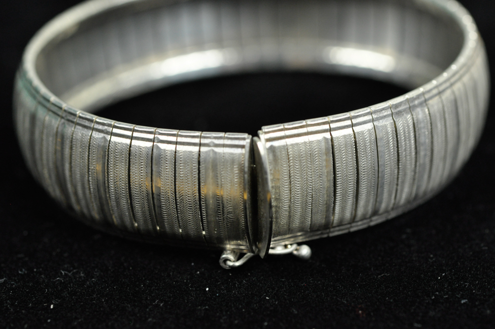 Sterling Silver Omega Link Bracelet