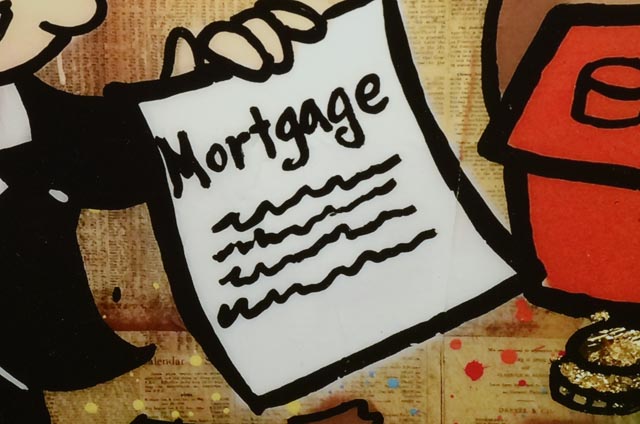 Alec Monopoly Giclee "Huge Gambles in Hong Kong"