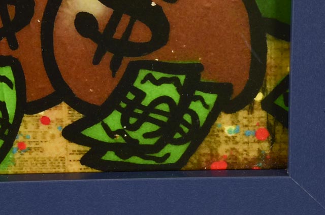 Alec Monopoly Giclee "Huge Gambles in Hong Kong"