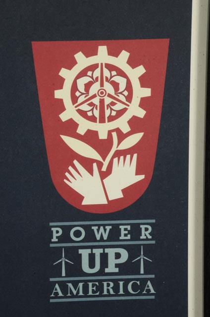 Shepard Fairey Offset Lithograph "Power Up Windmill"