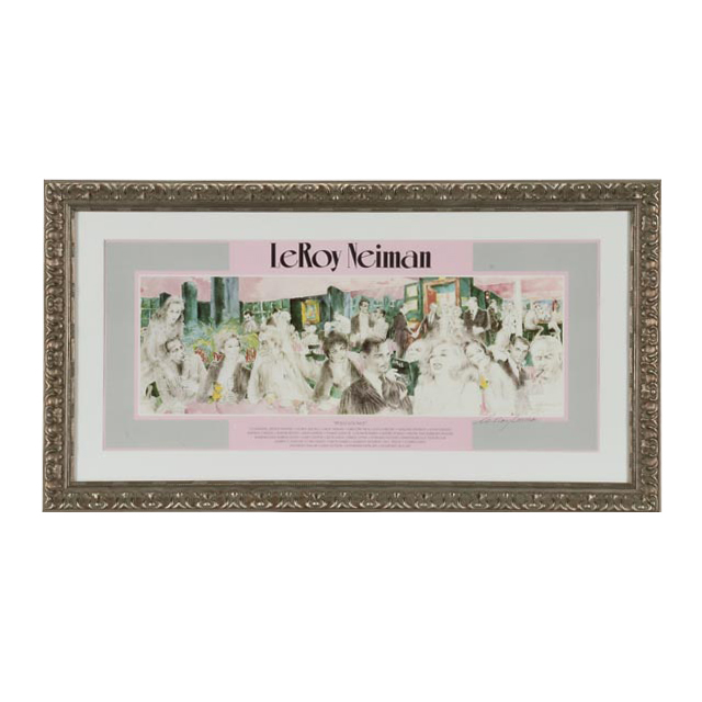 LeRoy Neiman Signed Offset Lithograph "Polo Lounge"