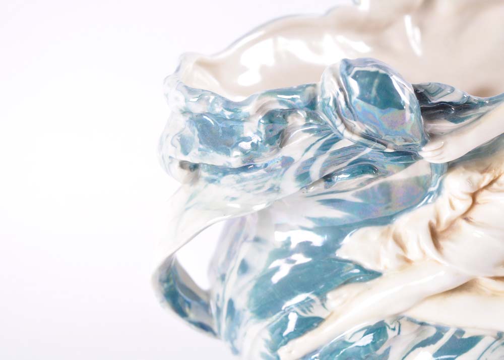 Royal Dux Bohemian Cache Pot