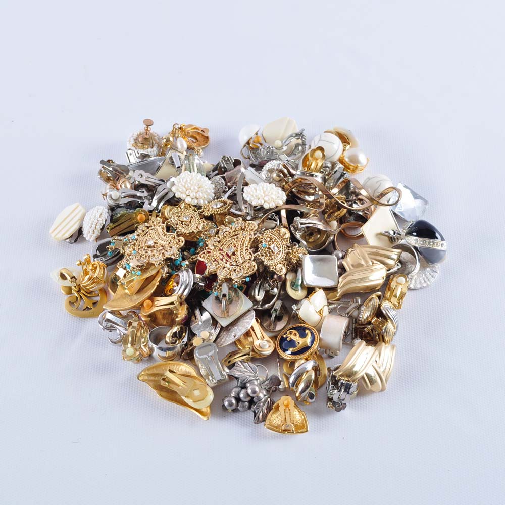 Expansive Collection of Clip-On Earrings