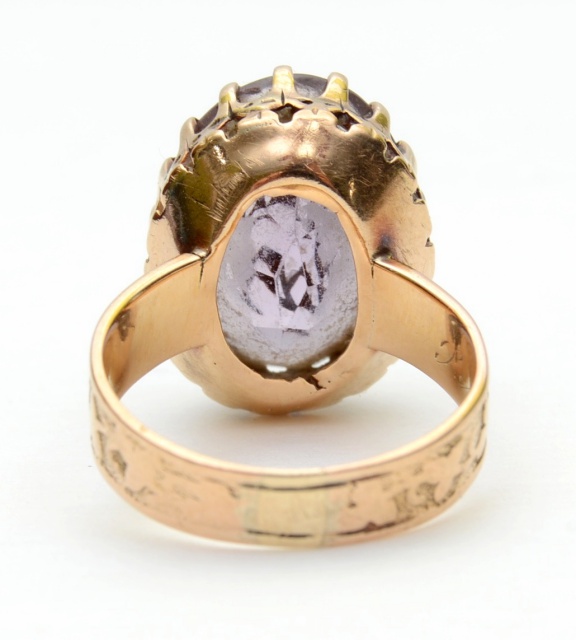 Victorian 18K Gold and Amethyst Ring