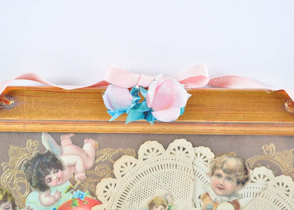 Vintage Valentine Framed Art