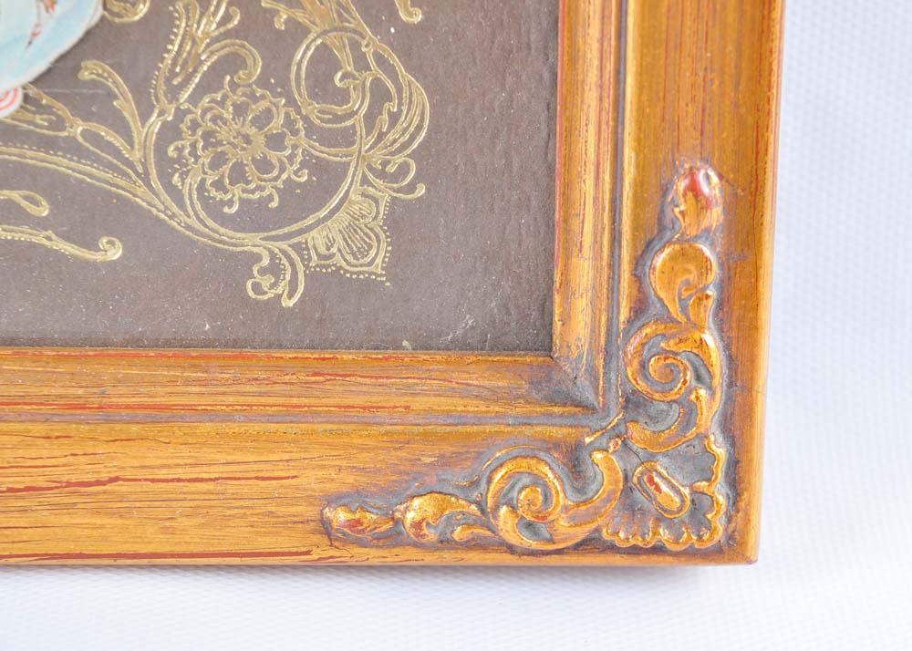 Vintage Valentine Framed Art