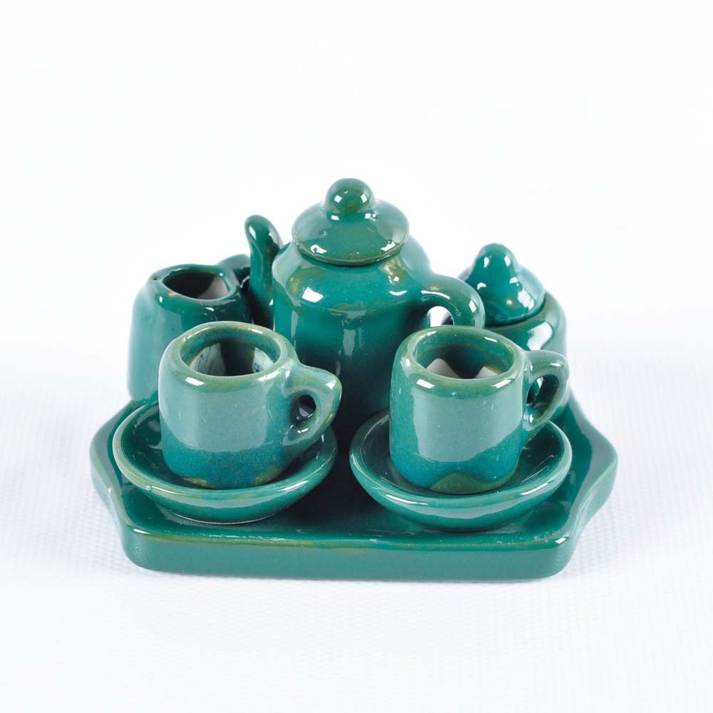 Miniature Green Tea Set