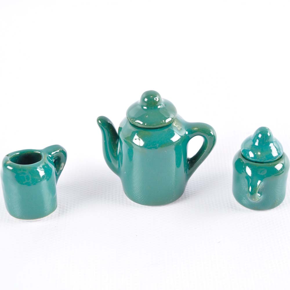 Miniature Green Tea Set