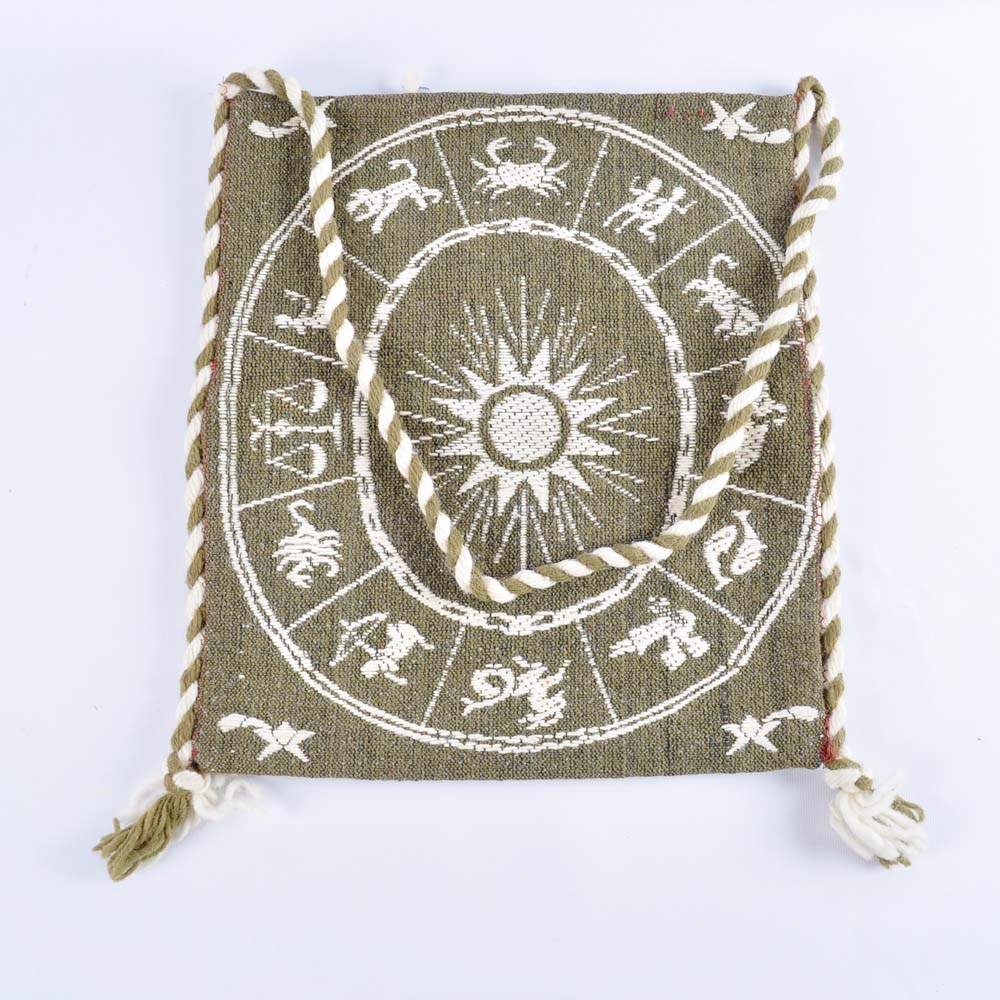 Grecian Woven Zodiac Handbag