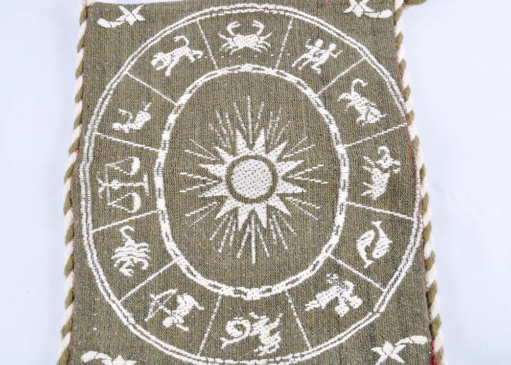 Grecian Woven Zodiac Handbag