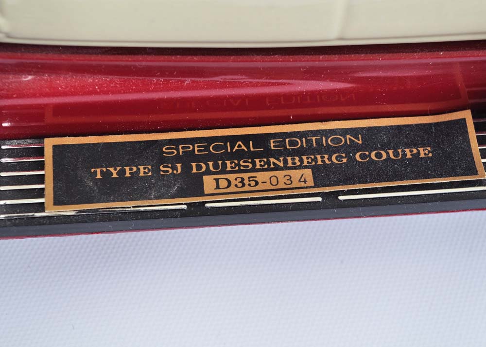 1935 Type SJ Duesenburg Coupe Model Car