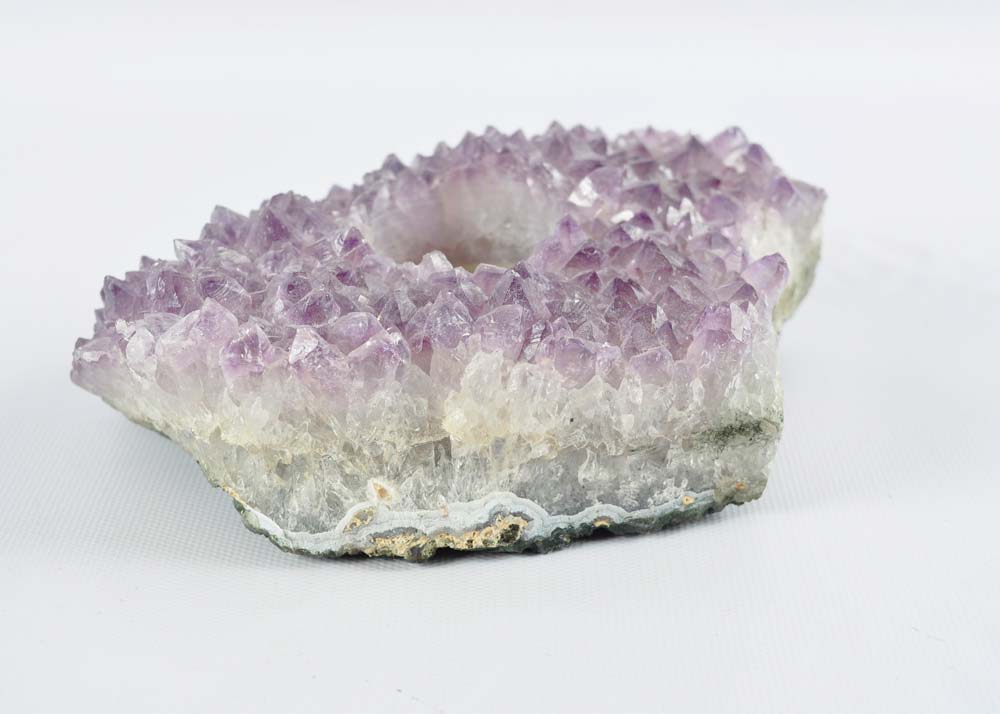 Amethyst Geode Tealight Holder