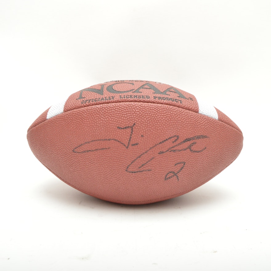 Tim Couch Autographed Football