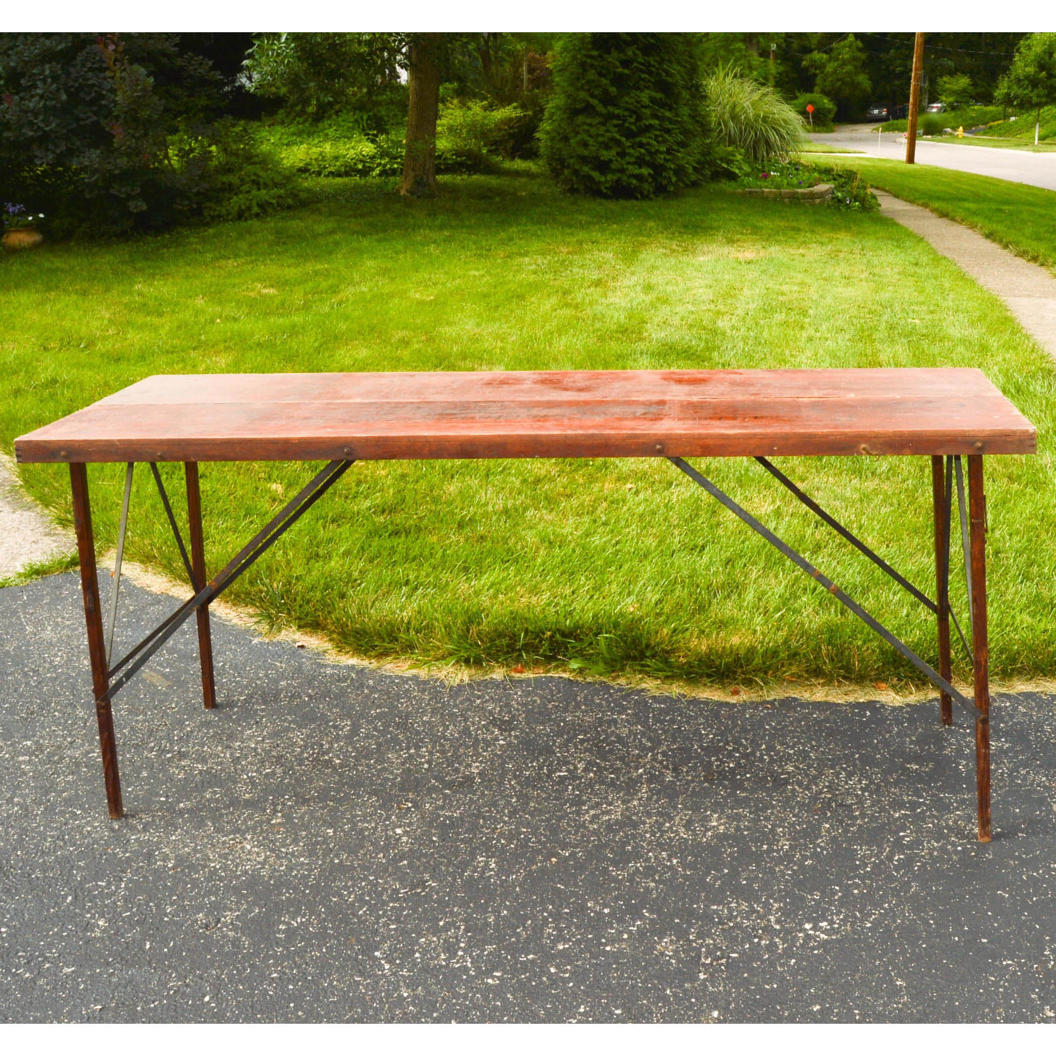 Antique Wallpaper Hanger's Table