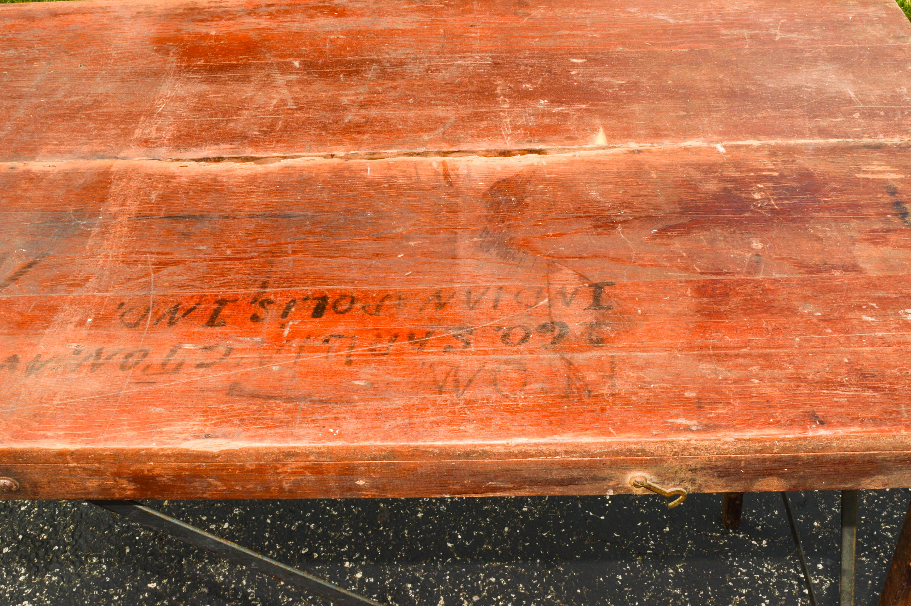 Antique Wallpaper Hanger's Table