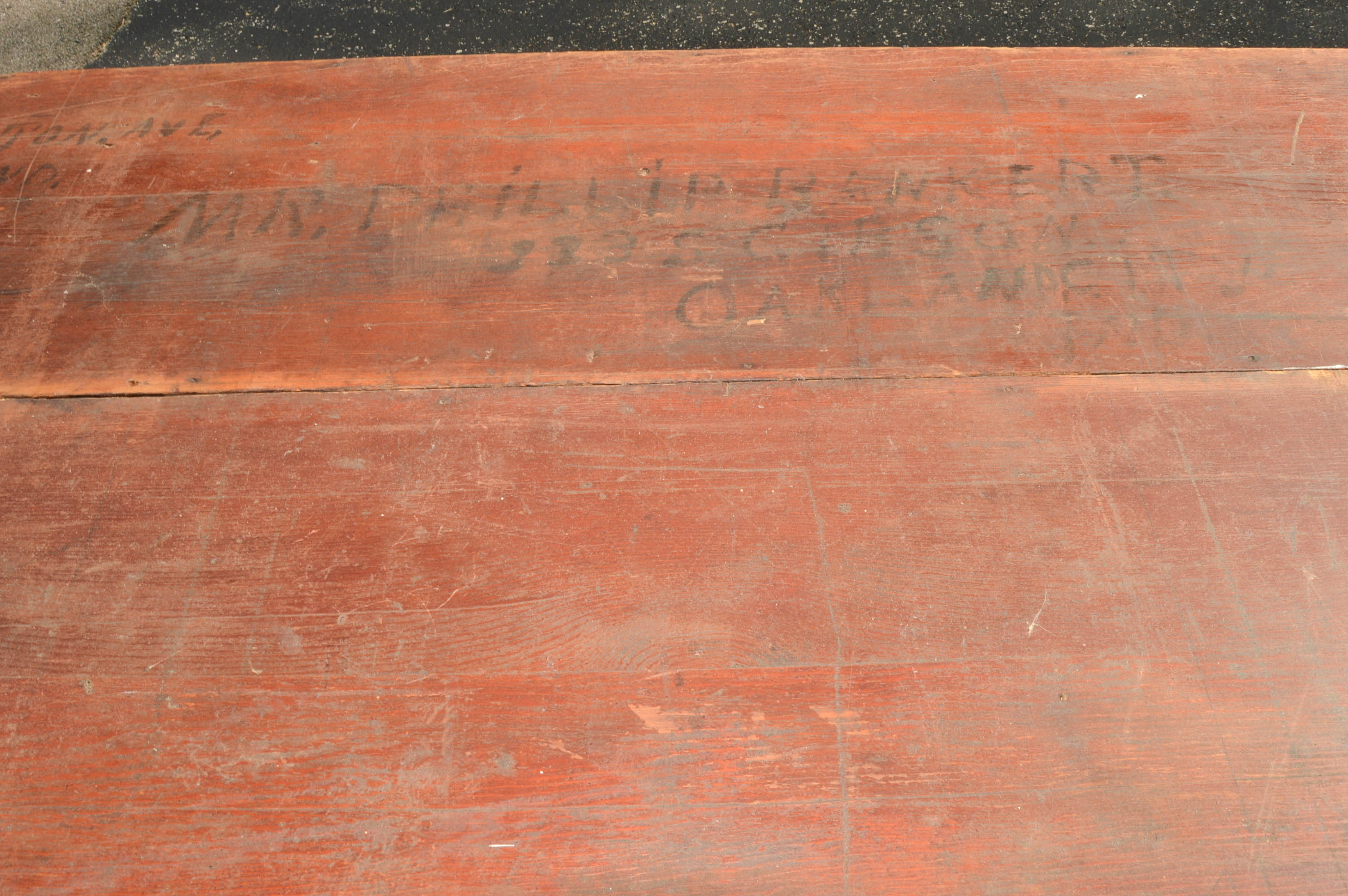 Antique Wallpaper Hanger's Table